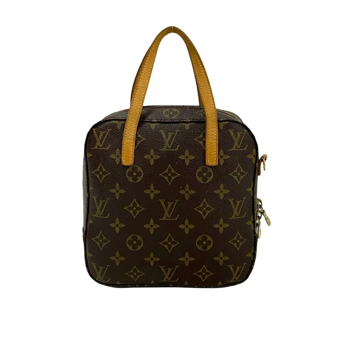 Louis Vuitton Brown Leather Pvc Shoulder Bag (Pre-Owned)