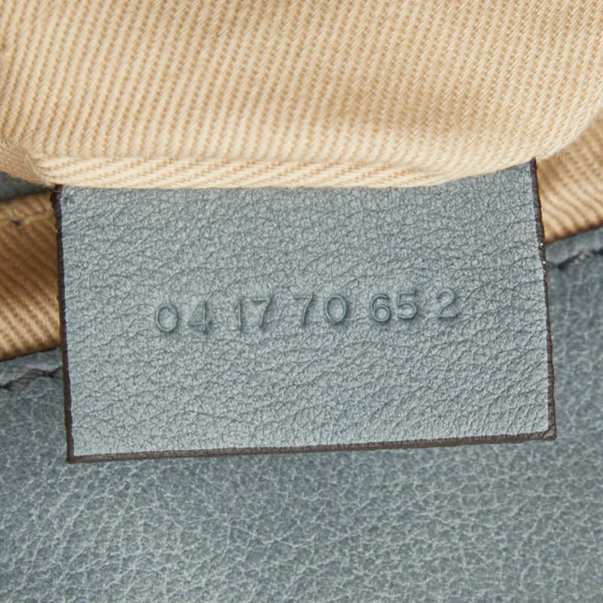 Chloé Gray Suede Leather Shoulder Bag (Pre-Owned)