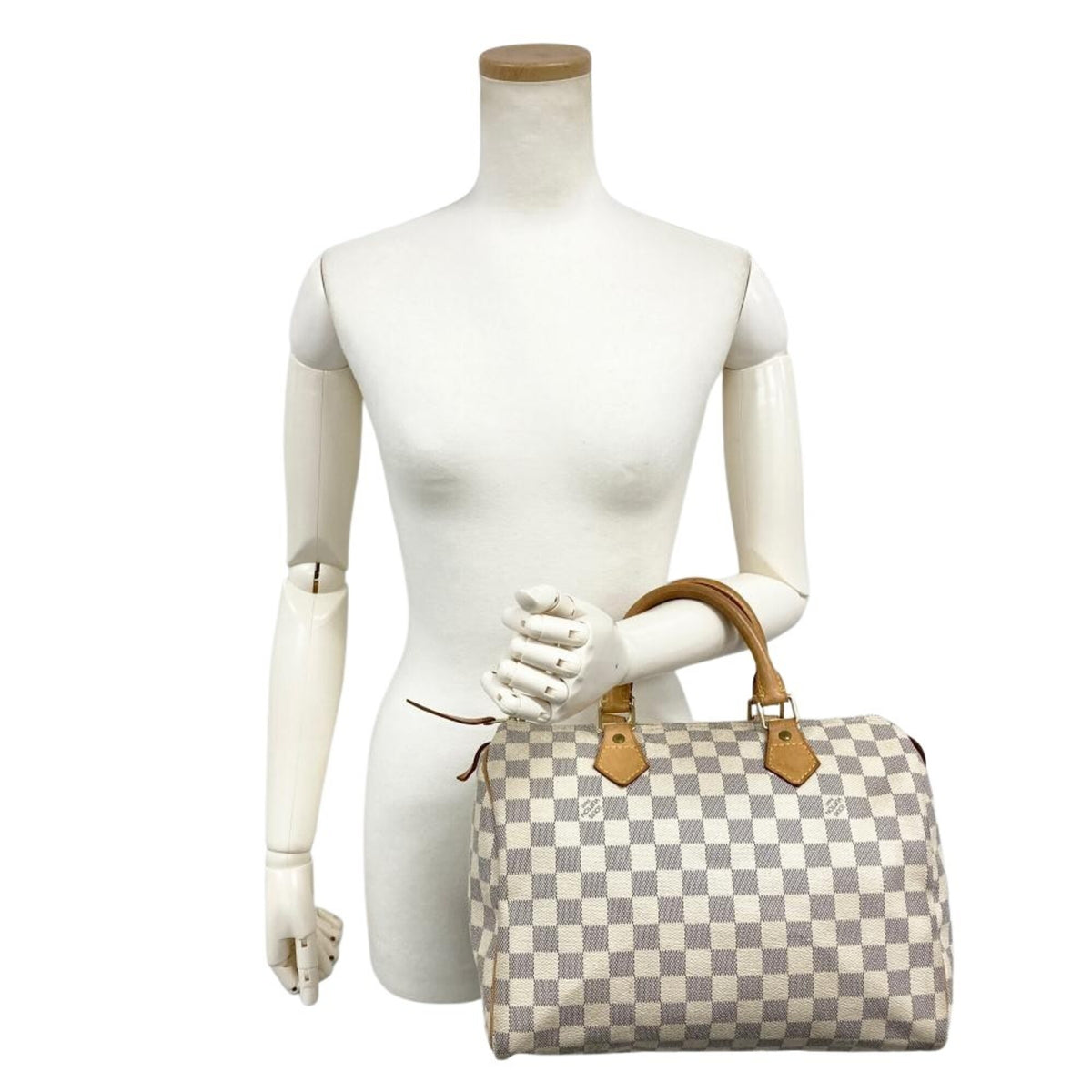 Louis Vuitton Black Damier Azur Galle White Damier Azur Handbag (Pre-Owned)