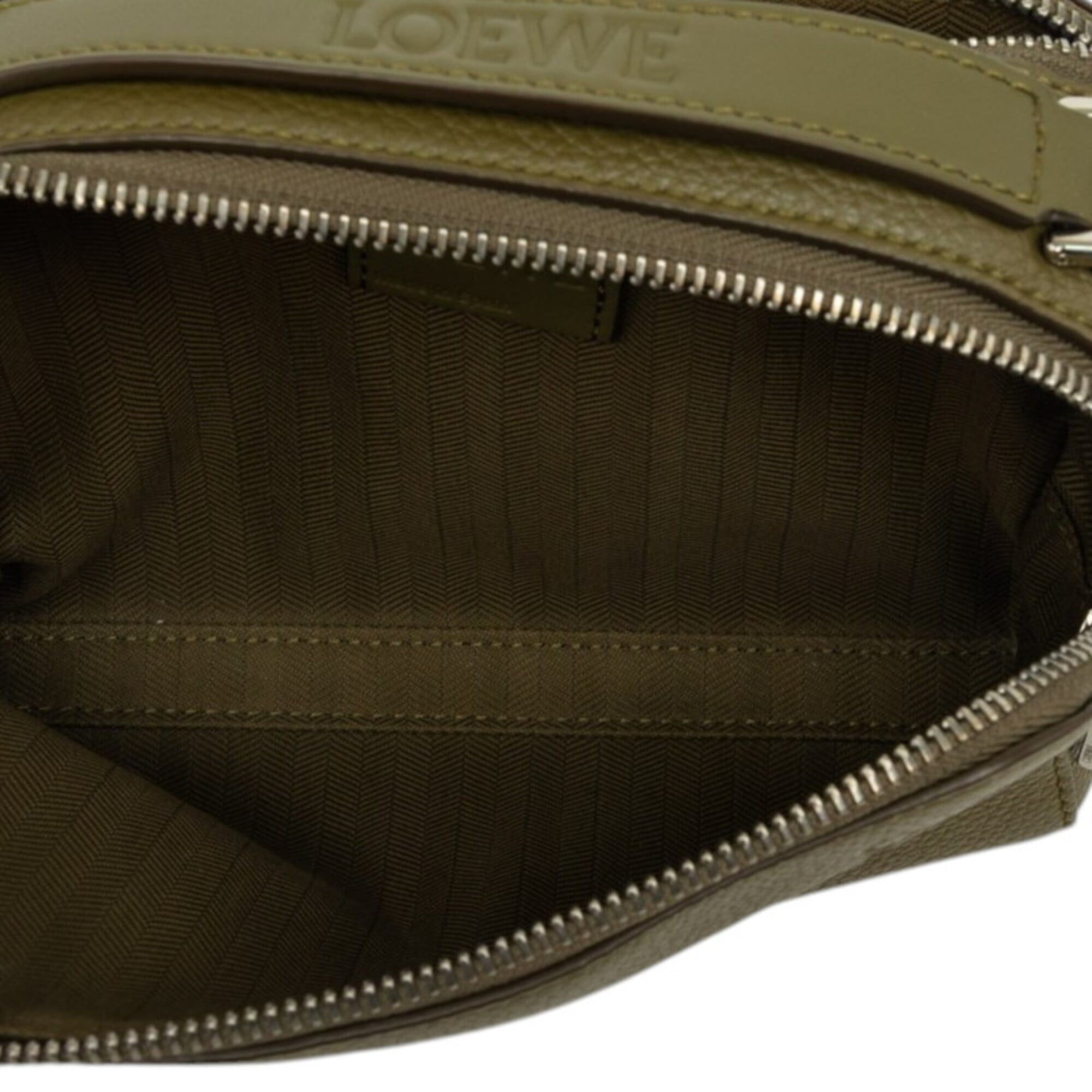 Loewe Green Khaki Shoulder Bag (Pre-Owned)