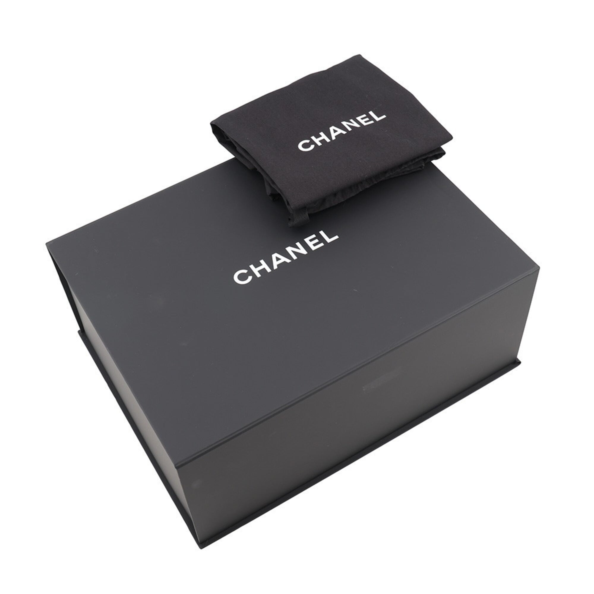 Chanel Black Grained Calfskin Handbag Shoulder Bag (Pre-Owned)