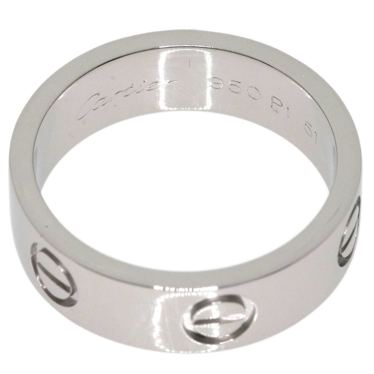 Cartier Platinum 950 Band Ring (Pre-Owned)