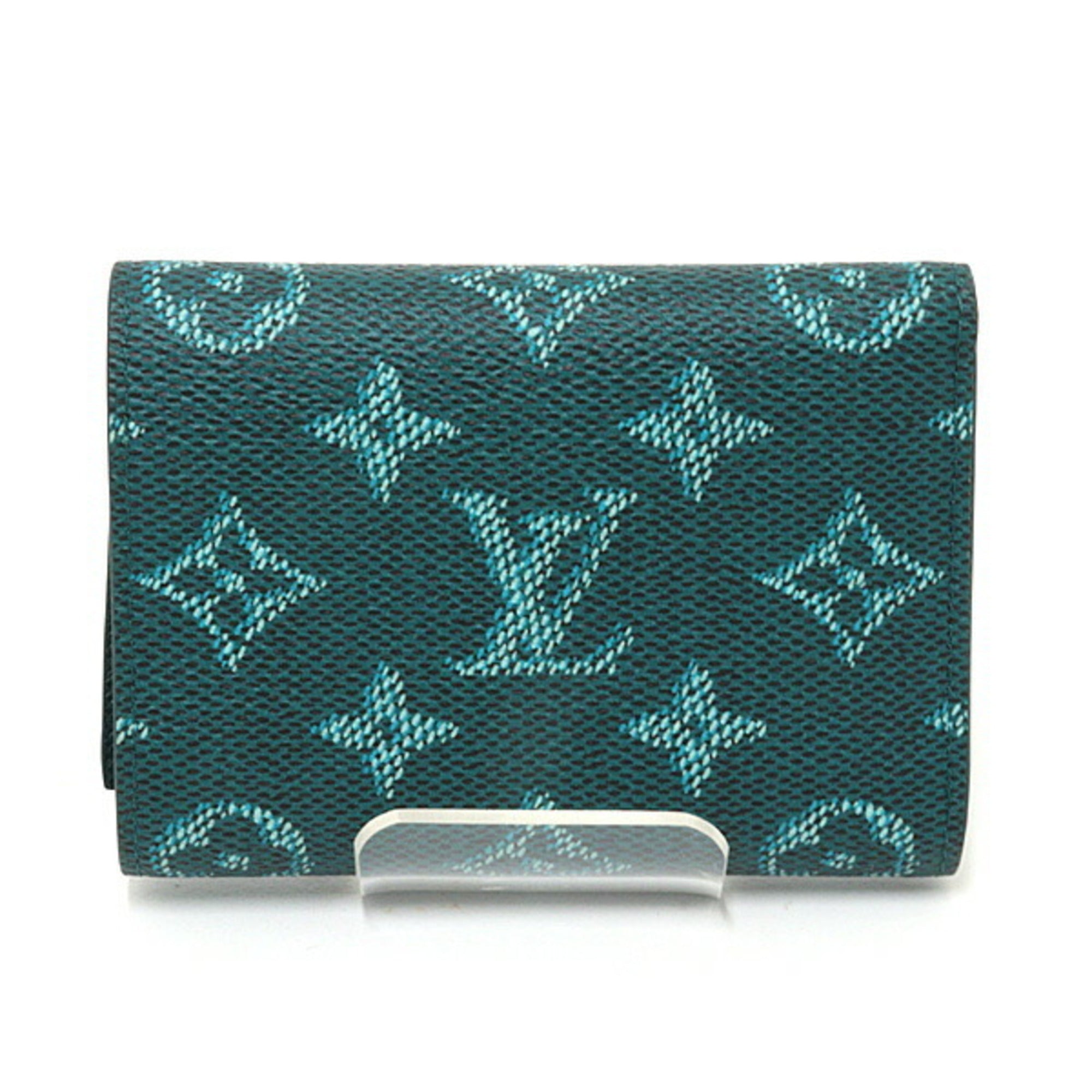 Louis Vuitton Monogram Green Wallet (Tri-Fold) (Pre-Owned)