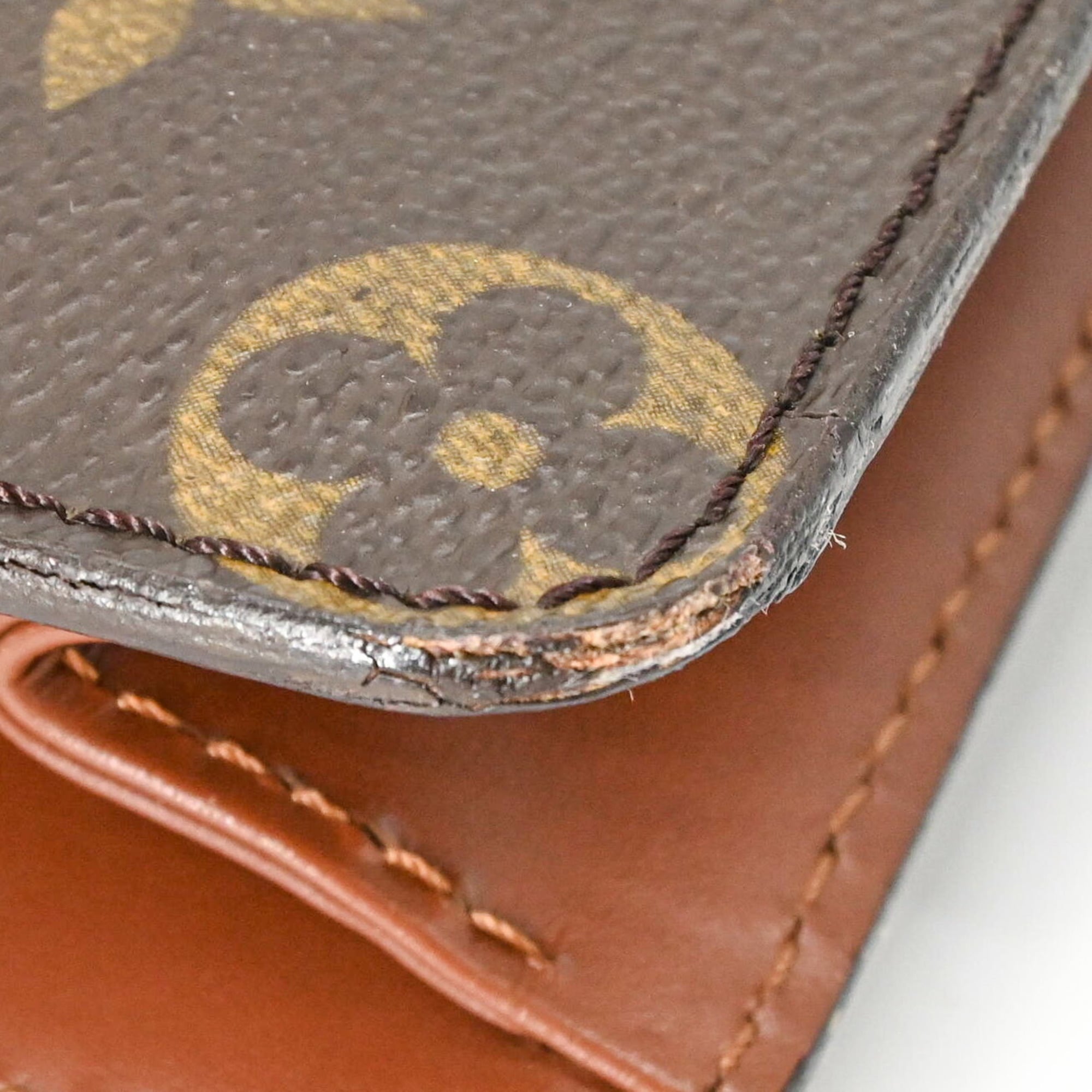 Louis Vuitton Brown Monogram Monogram Briefcase Handbag (Pre-Owned)