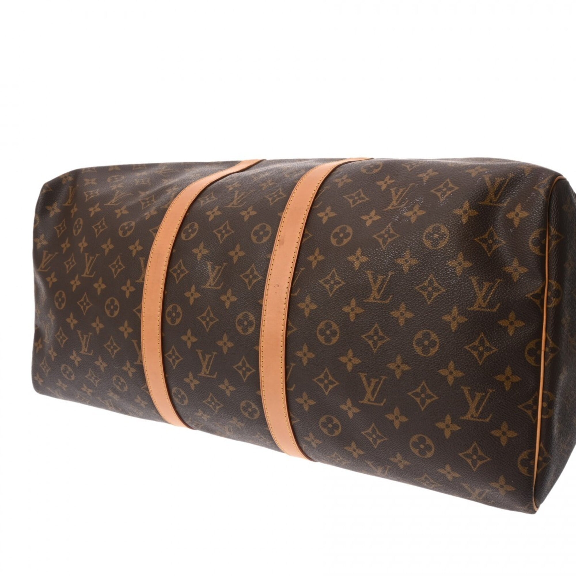 Louis Vuitton Brown Monogram Canvas Boston Bag (Pre-Owned)