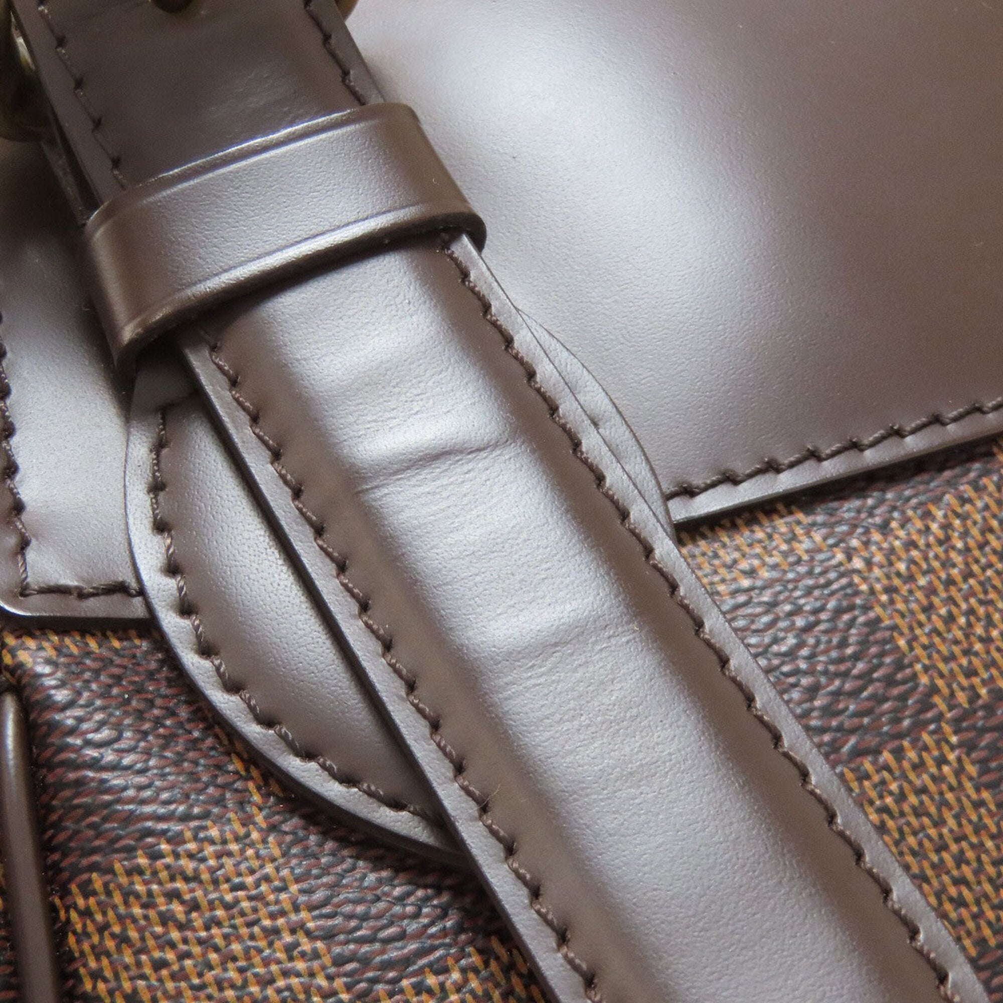 Louis Vuitton Damier Canvas Ebene Damier Canvas Tote Bag (Pre-Owned)
