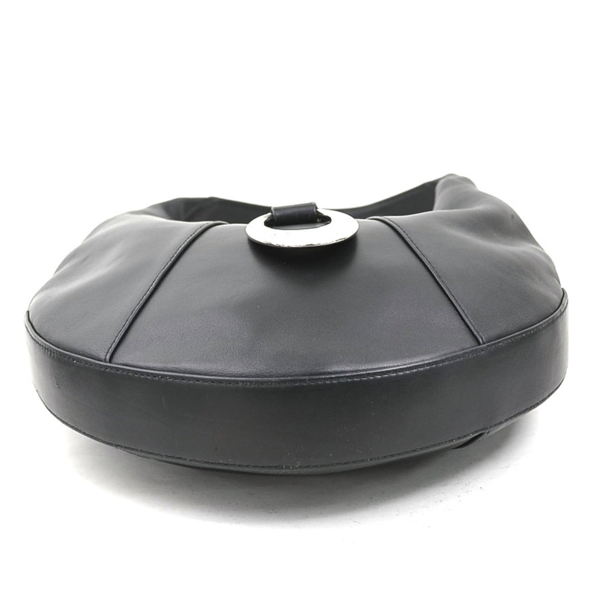 Bvlgari Black Leather Shoulder Bag (Pre-Owned)