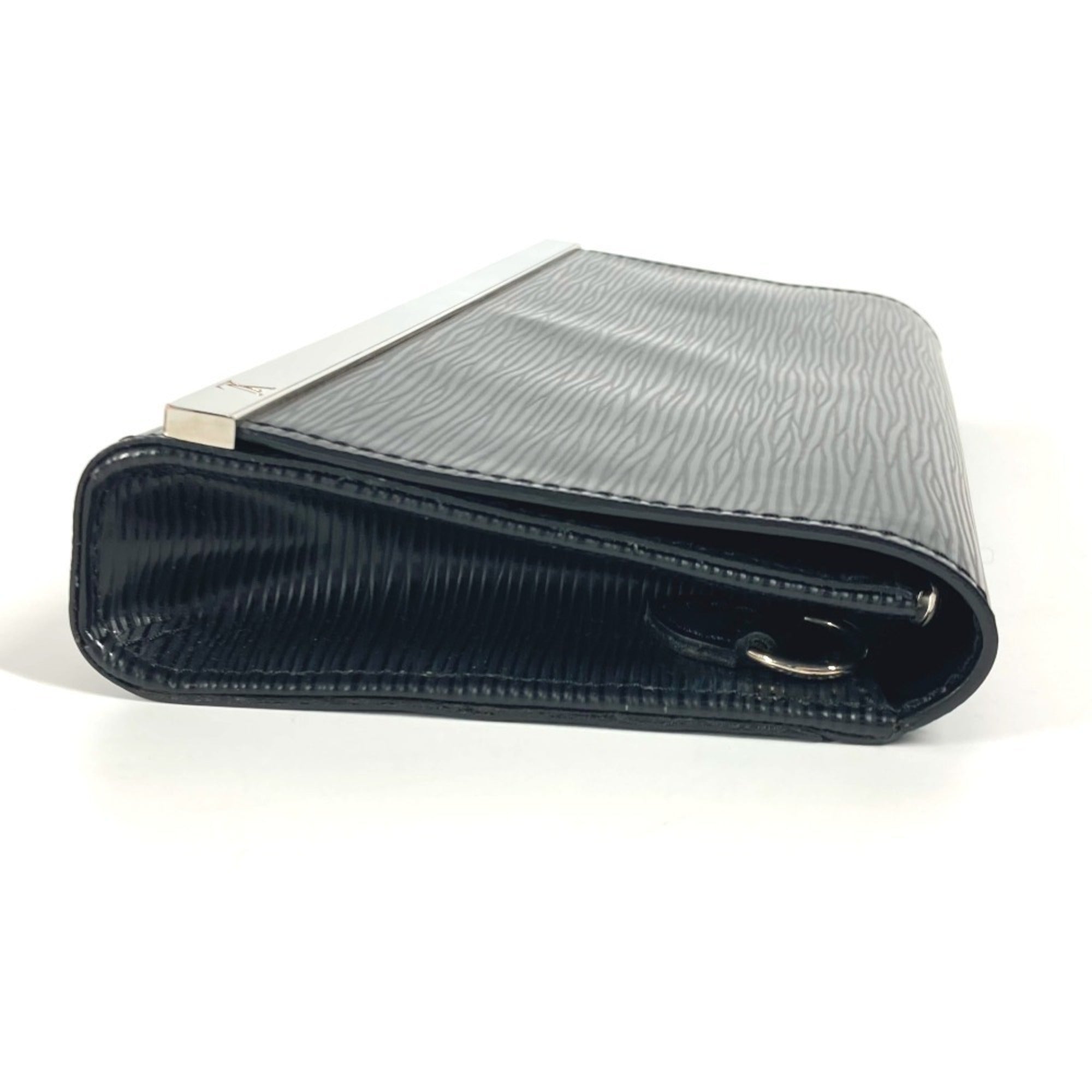 Louis Vuitton Black Epi Leather Clutch Bag Shoulder Bag (Pre-Owned)