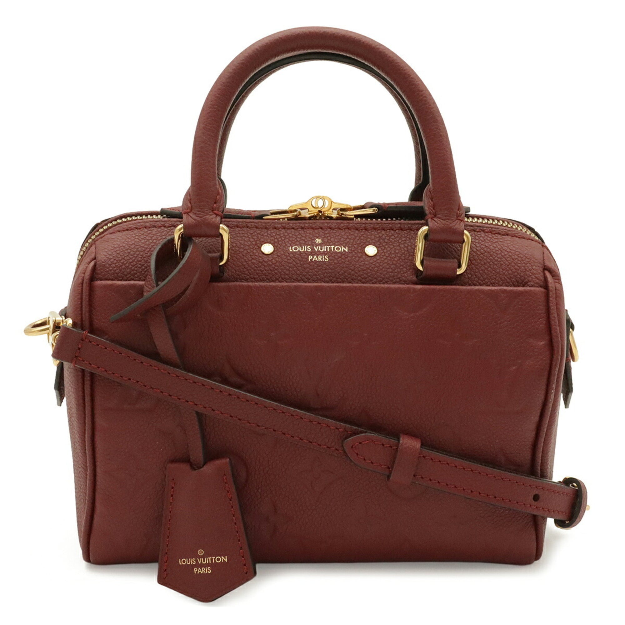 Louis Vuitton Rose Monogram Empreinte Leather Handbag Shoulder Bag (Pre-Owned)