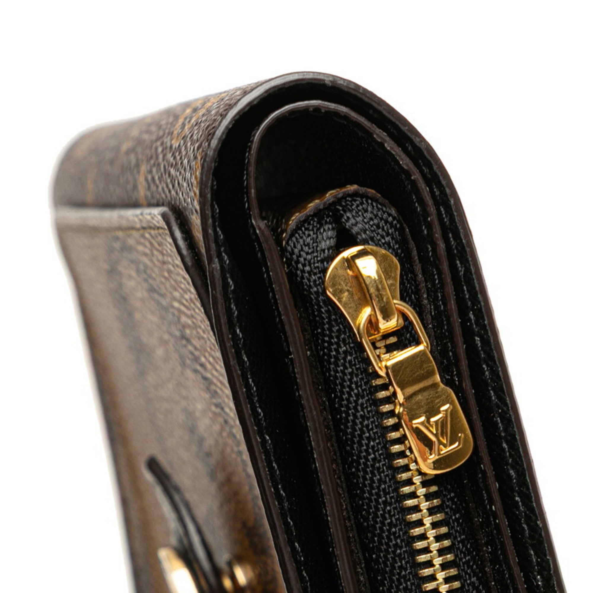 Louis Vuitton Brown Pvc Leather Wallet (Bi-Fold) (Pre-Owned)
