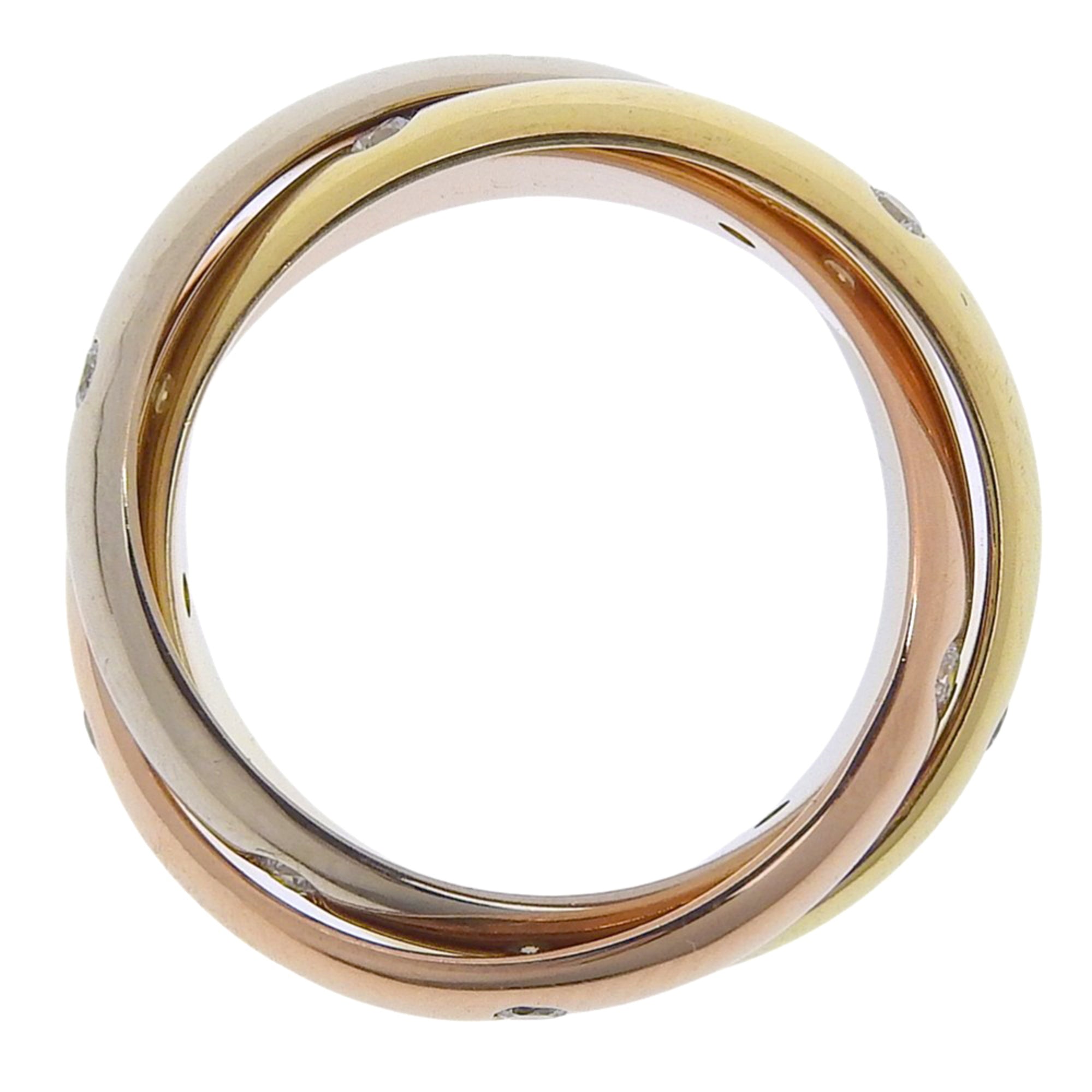 Cartier Yellow Gold (18K) Pink Gold (18K) White Gold (18K) Band Ring (Pre-Owned)