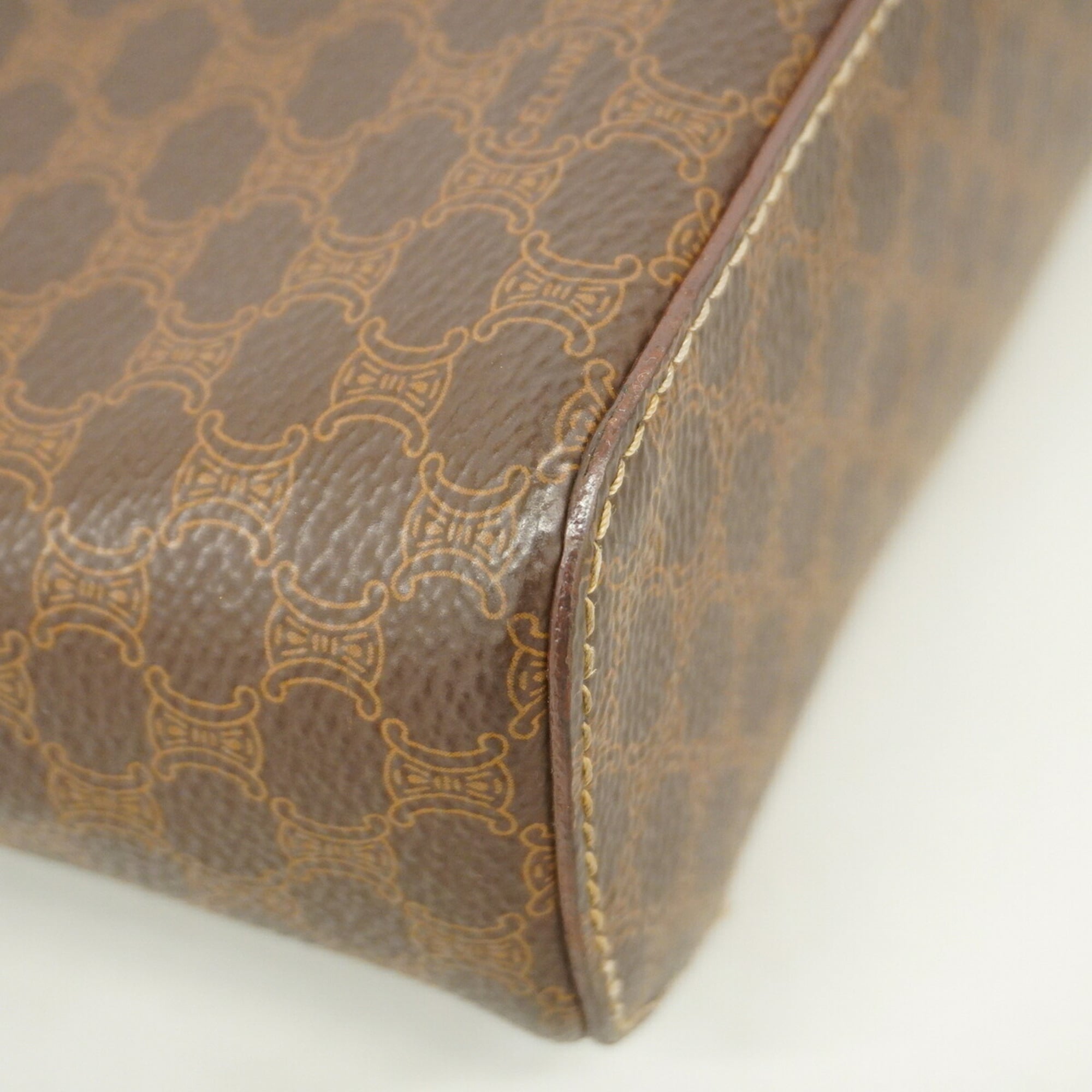 Celine Brown Pvc Vanity Bag (Pre-Owned)
