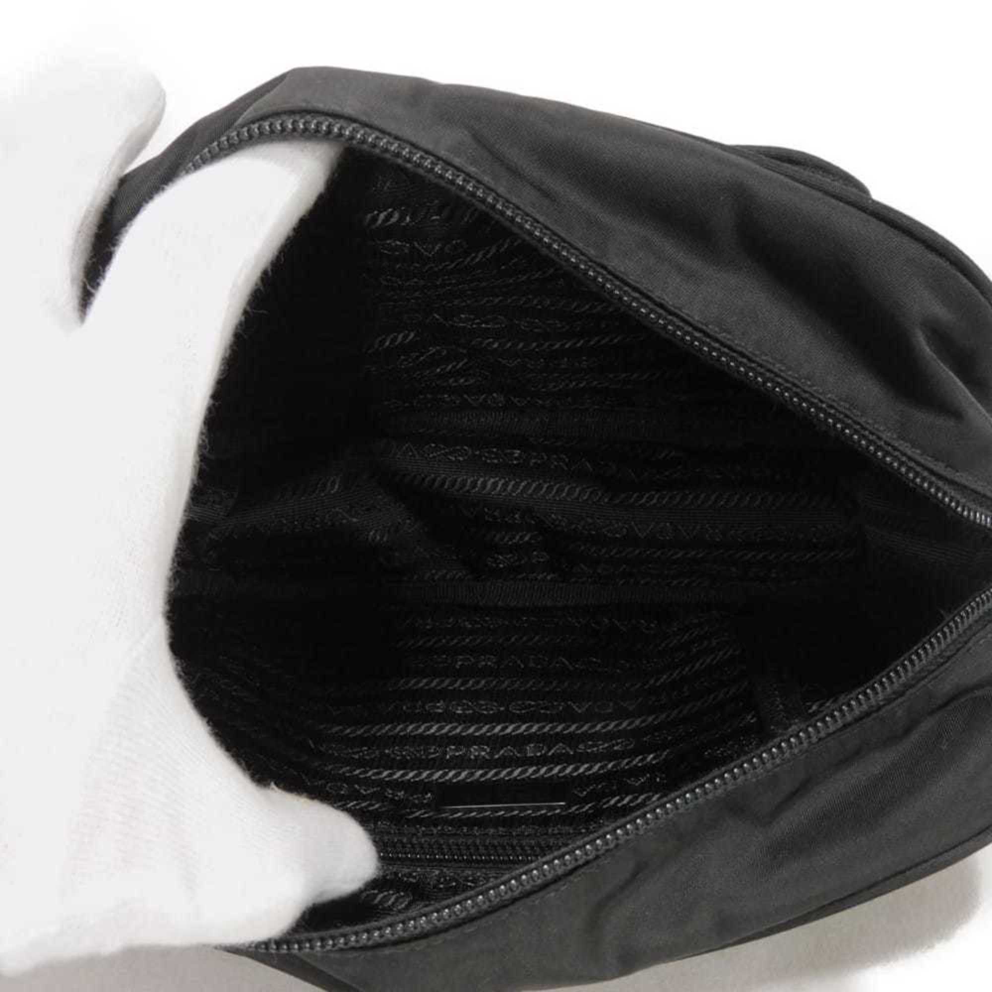 Prada Black Nero Nylon Shoulder Bag Sling Bag (Pre-Owned)