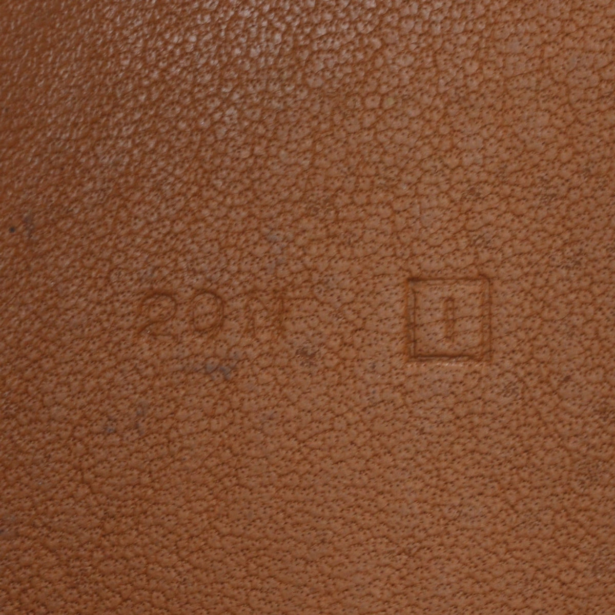 Hermes Brown Taurillon Clemence Leather Long Wallet (Bi-Fold) (Pre-Owned)