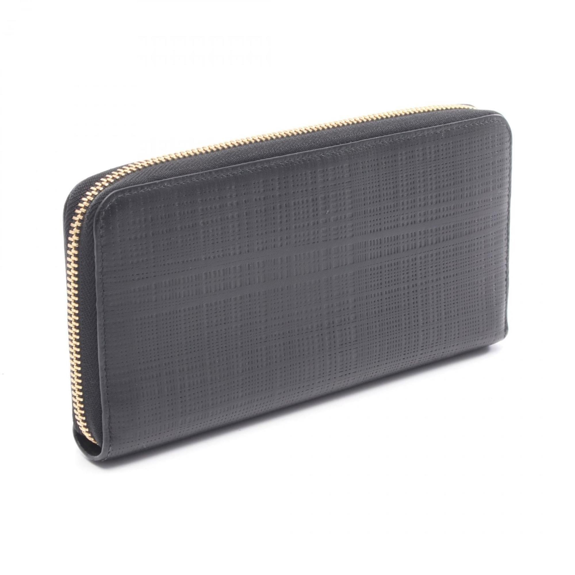 Loewe Black Leather Long Wallet (Bi-Fold) (Pre-Owned)