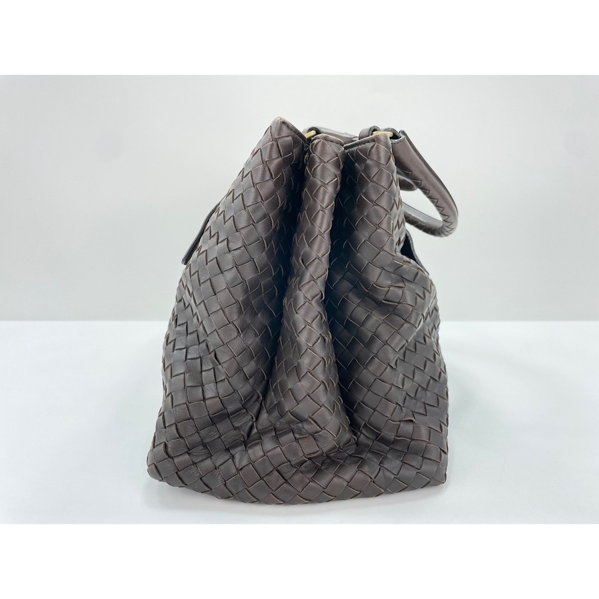 Bottega Veneta Brown Leather Tote Bag (Pre-Owned)
