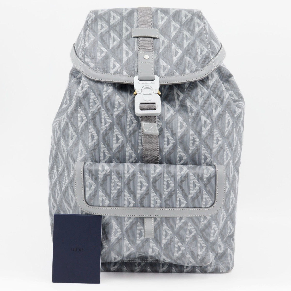 Christian Dior Gray Pvc Backpack (Pre-Owned)