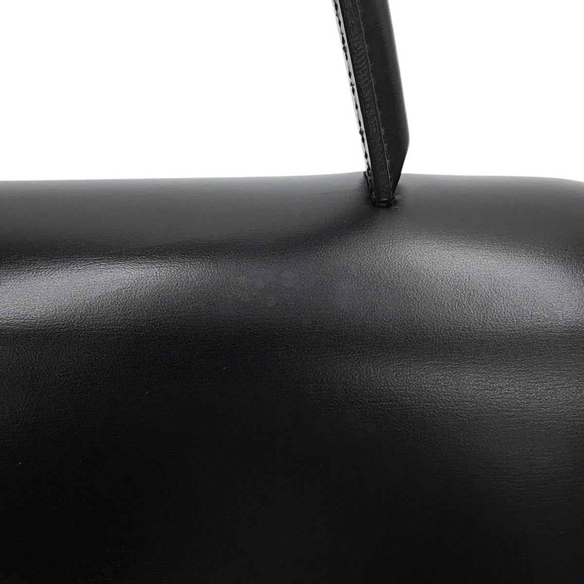 Cartier Panthère Black Leather Handbag Shoulder Bag (Pre-Owned)