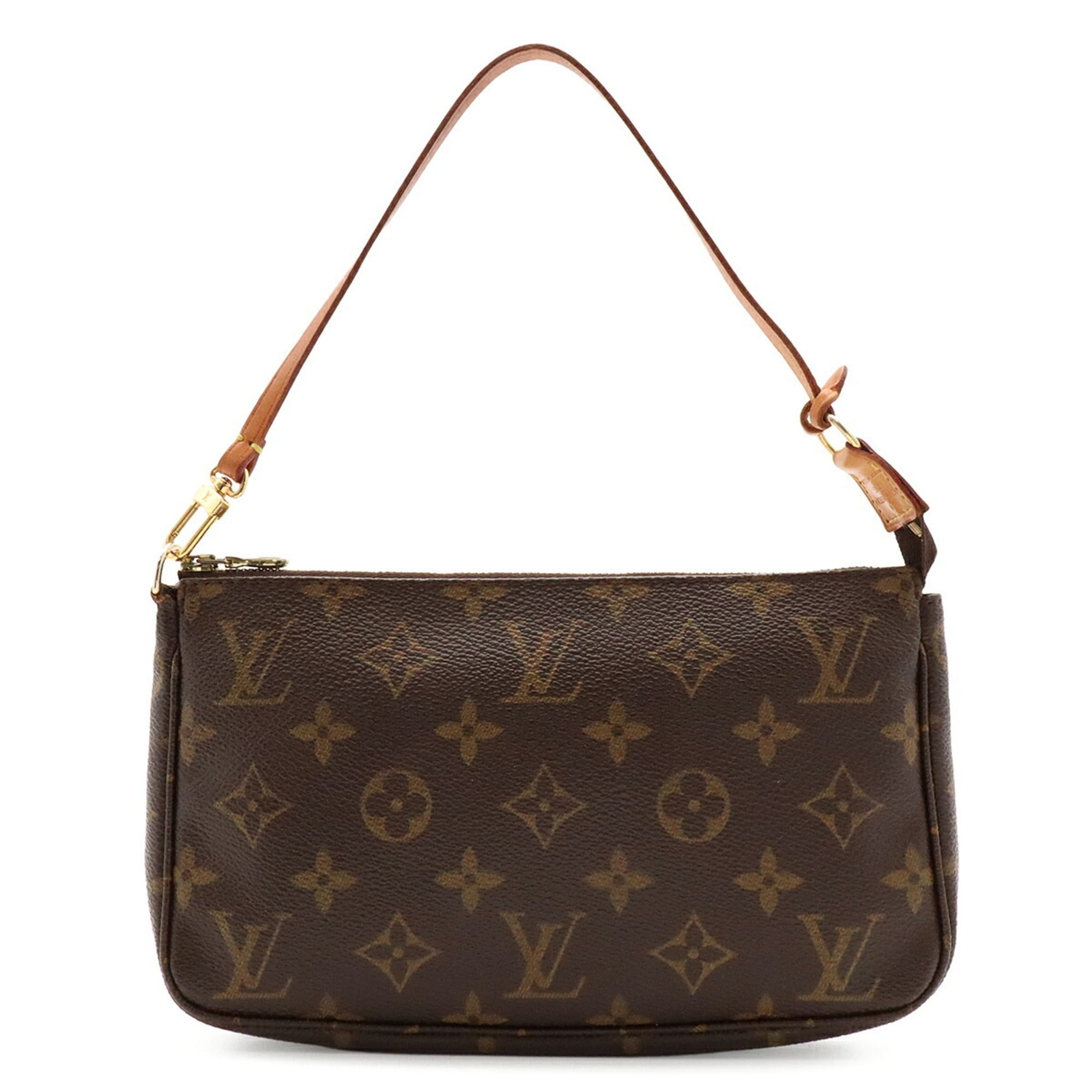 Louis Vuitton Monogram Brown Monogram Handbag Pochette (Pre-Owned)