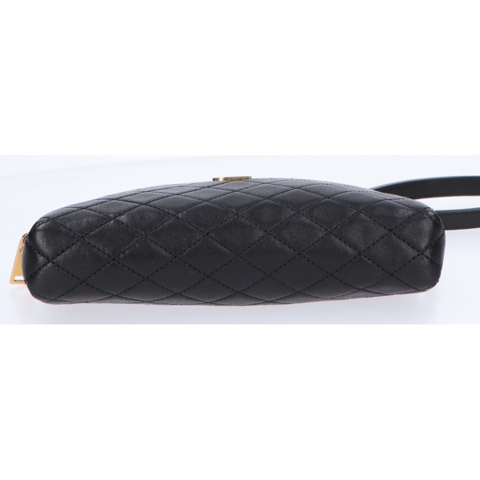 Yves Saint Laurent Black Leather Shoulder Bag (Pre-Owned)