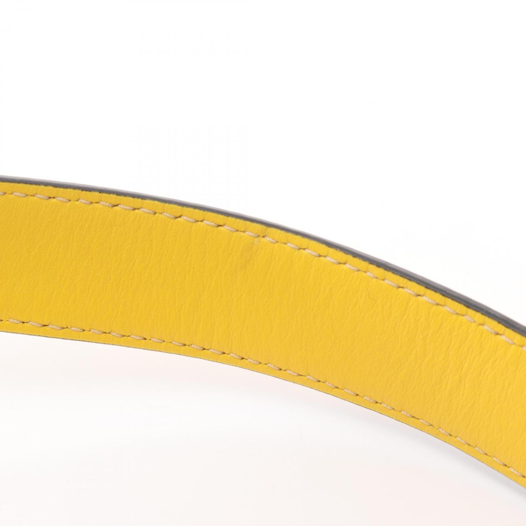 Loewe Yellow Leather Fanny Pack Handbag Sling Bag (Pre-Owned)