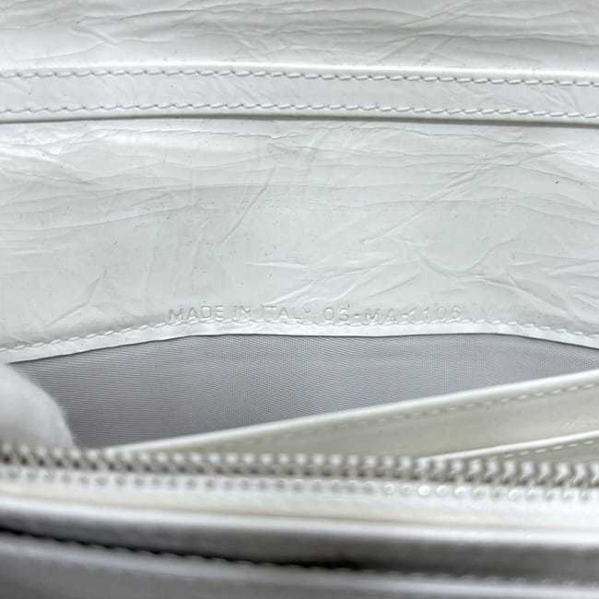 Christian Dior White Leather Shoulder Bag (Pre-Owned)