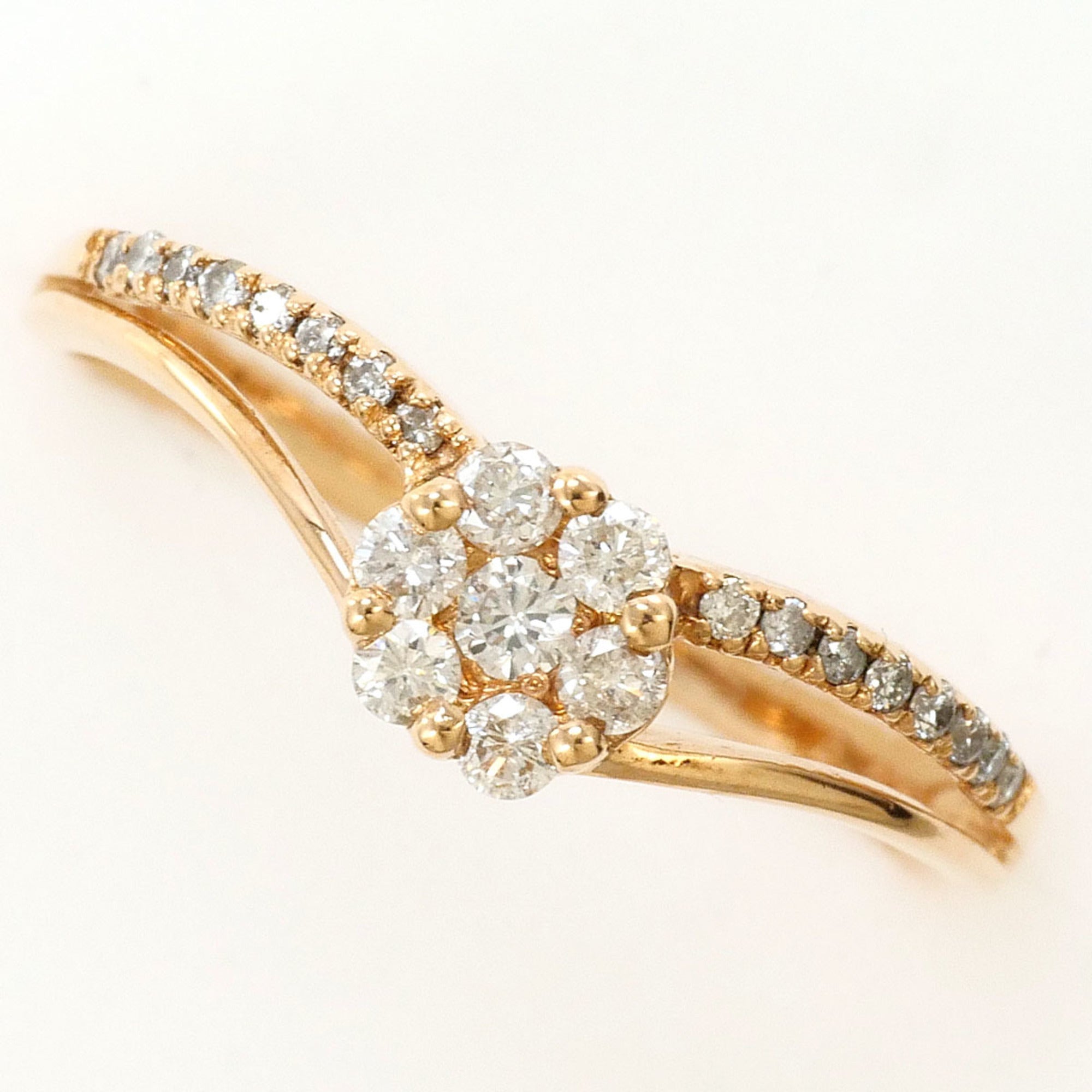 Unbranded Pink Gold Pink Gold (10K) Band Ring (Pre-Owned)