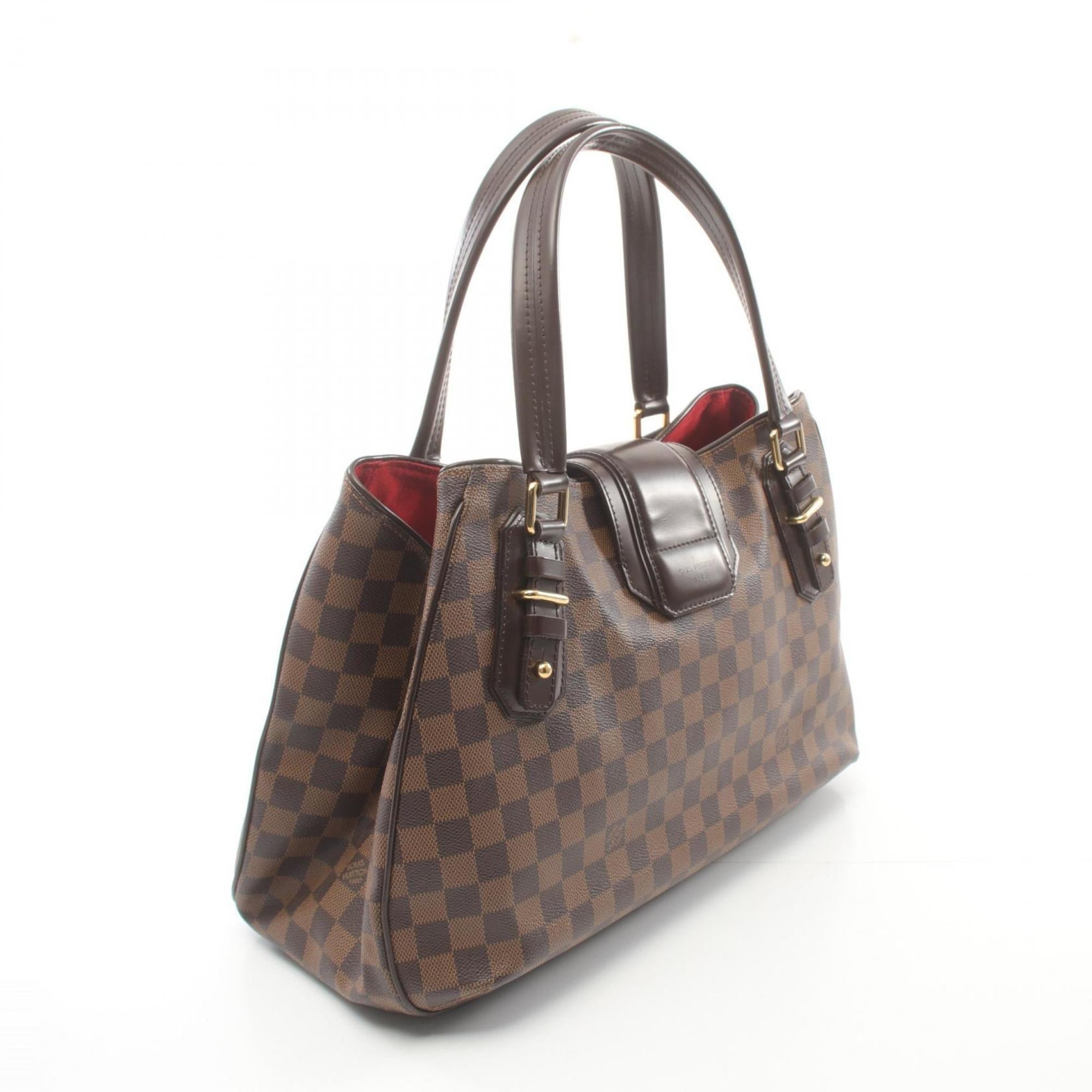 Louis Vuitton Brown Coated Canvas Pvc Leather Handbag (Pre-Owned)