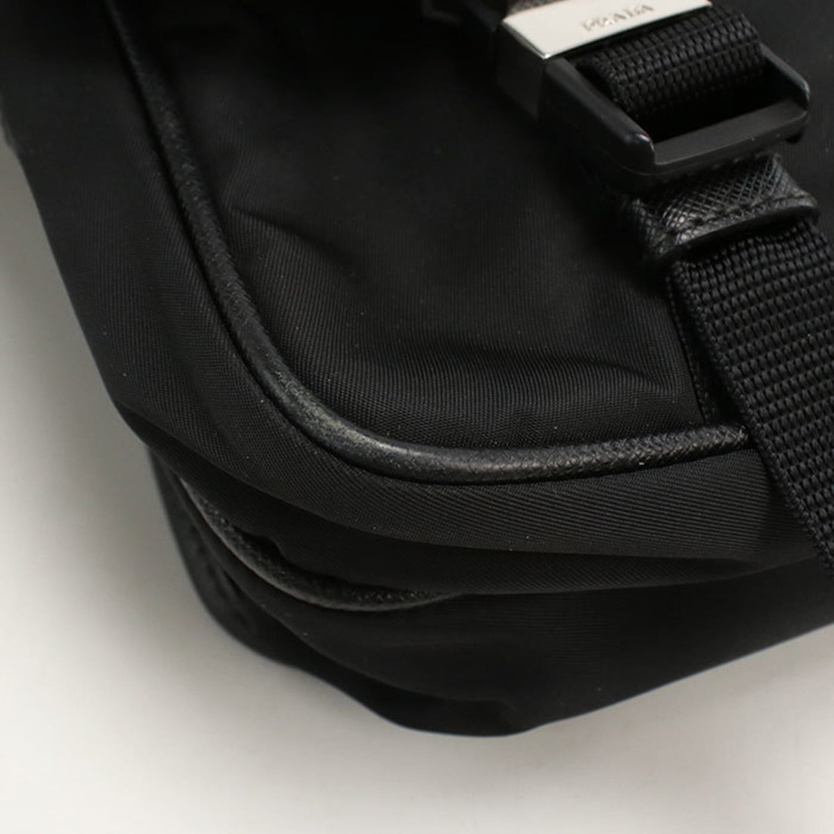 Prada Black Nylon Shoulder Bag (Pre-Owned)