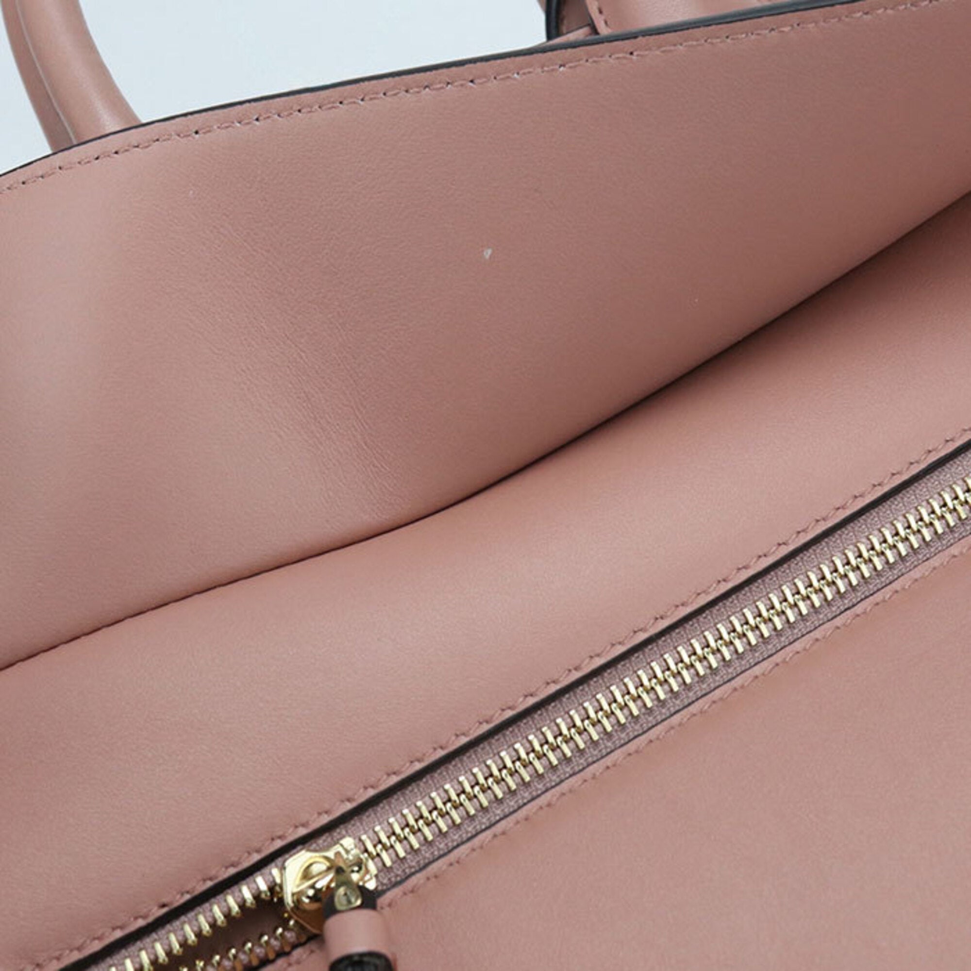 Salvatore Ferragamo Pink Leather Tote Bag (Pre-Owned)