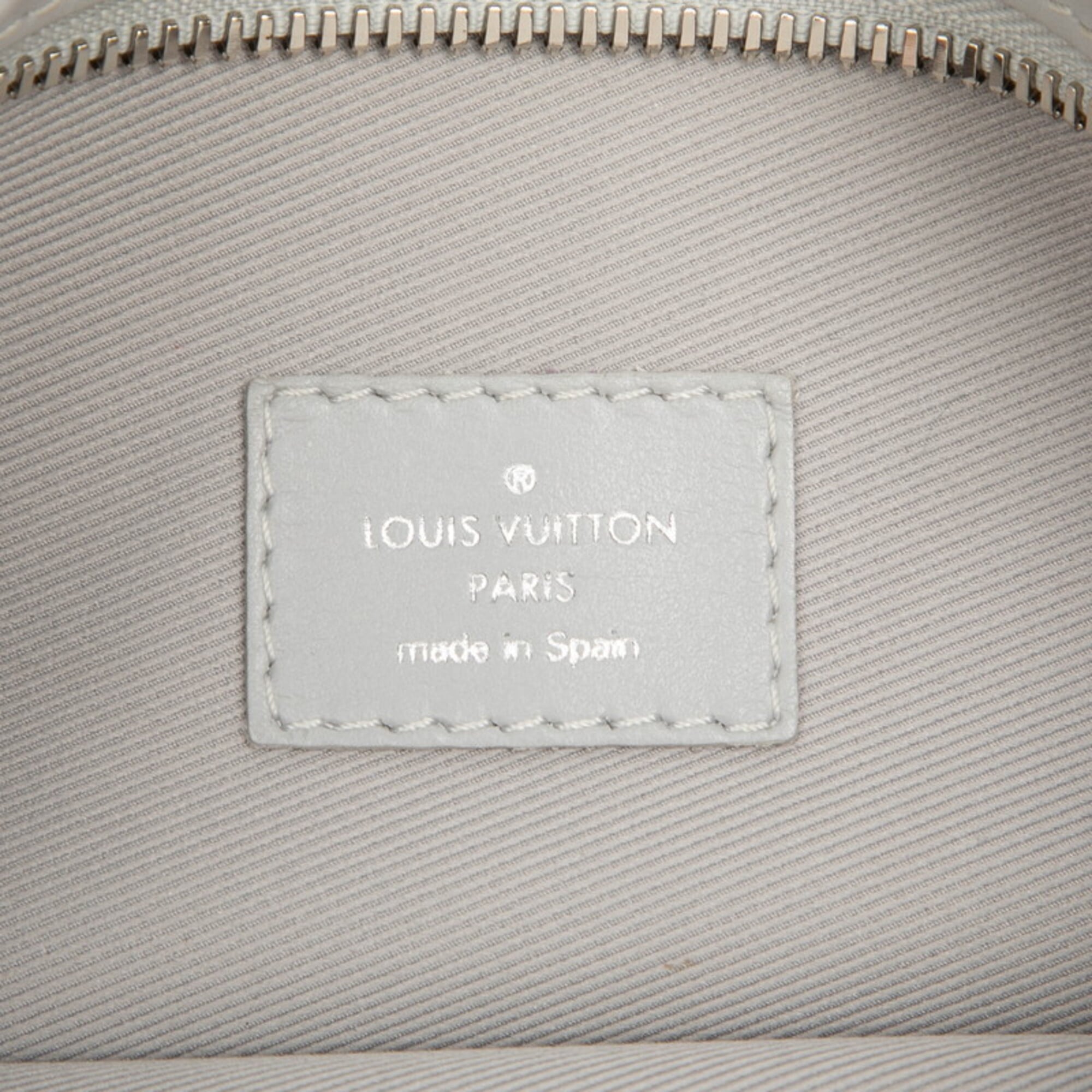 Louis Vuitton Monogram Light Gray Orange Pvc Canvas Shoulder Bag (Pre-Owned)