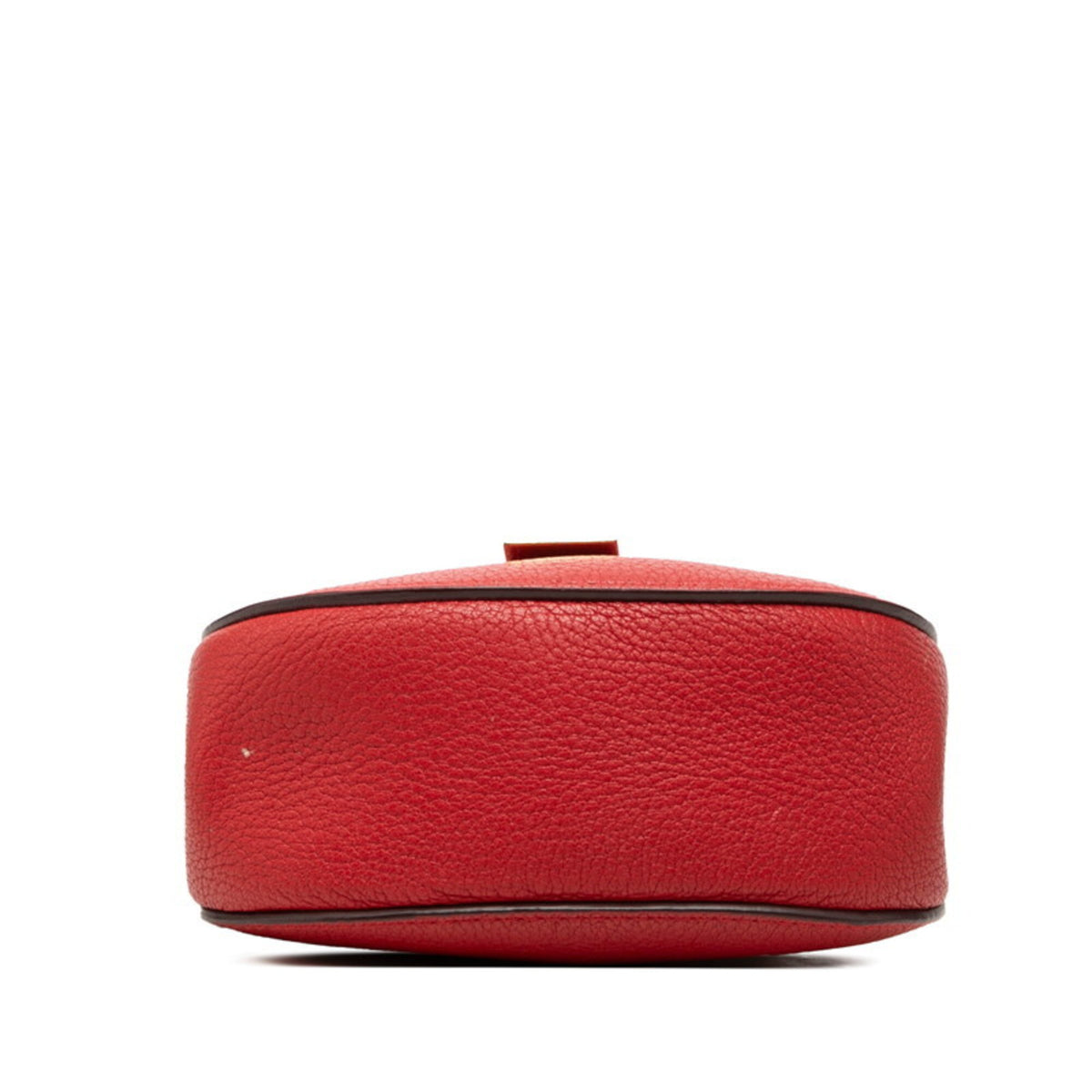 Chloé Gold Red Color Leather Shoulder Bag (Pre-Owned)