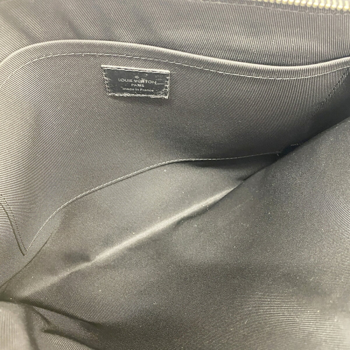 Louis Vuitton Black Brown Clutch Bag (Pre-Owned)