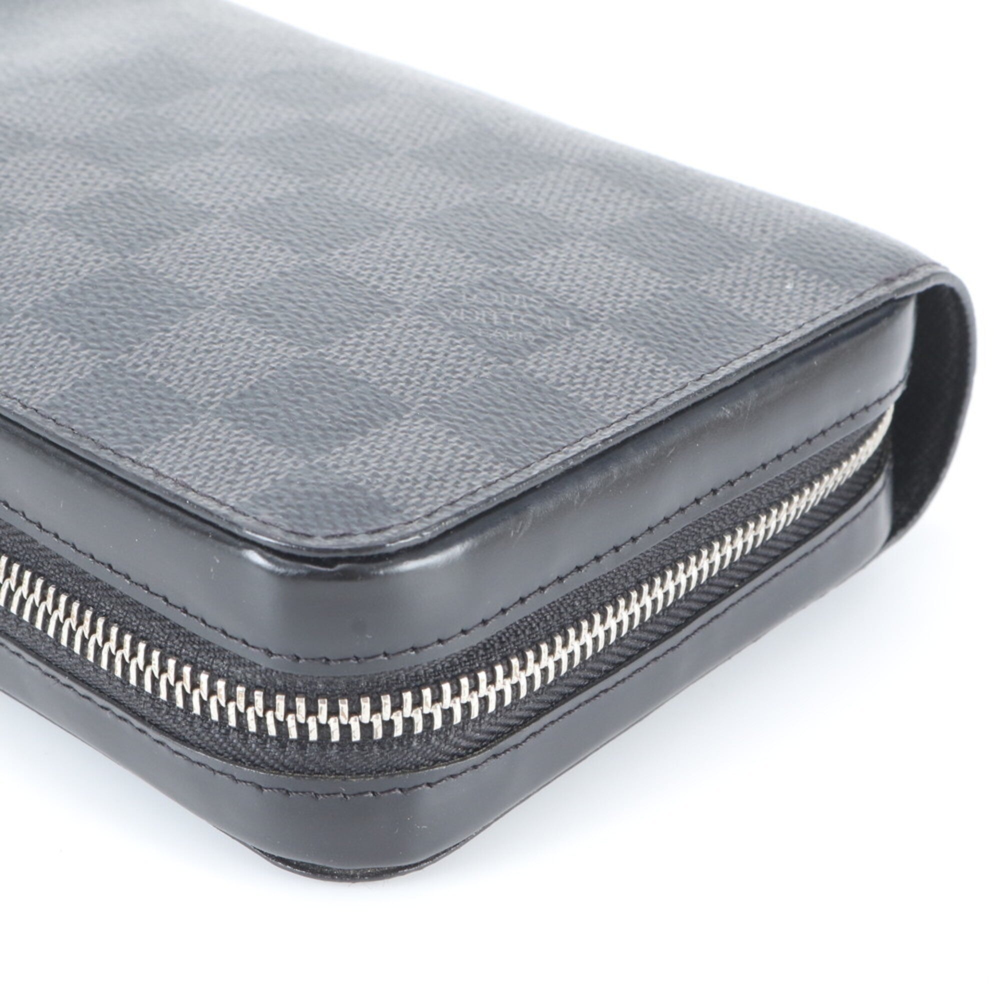 Louis Vuitton Coated Canvas Leather Long Wallet (Bi-Fold) (Pre-Owned)