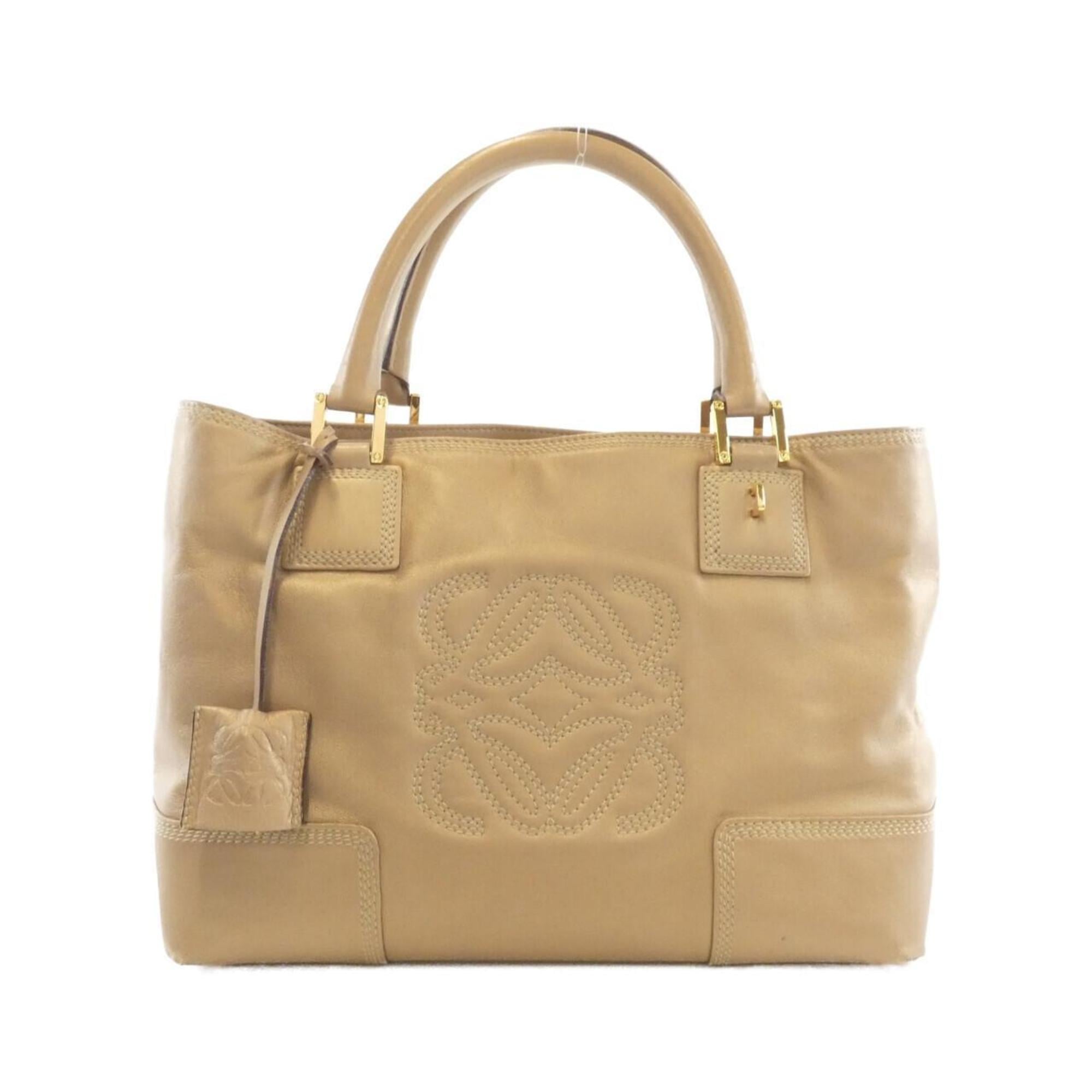 Loewe Gold Leather Handbag (Pre-Owned)