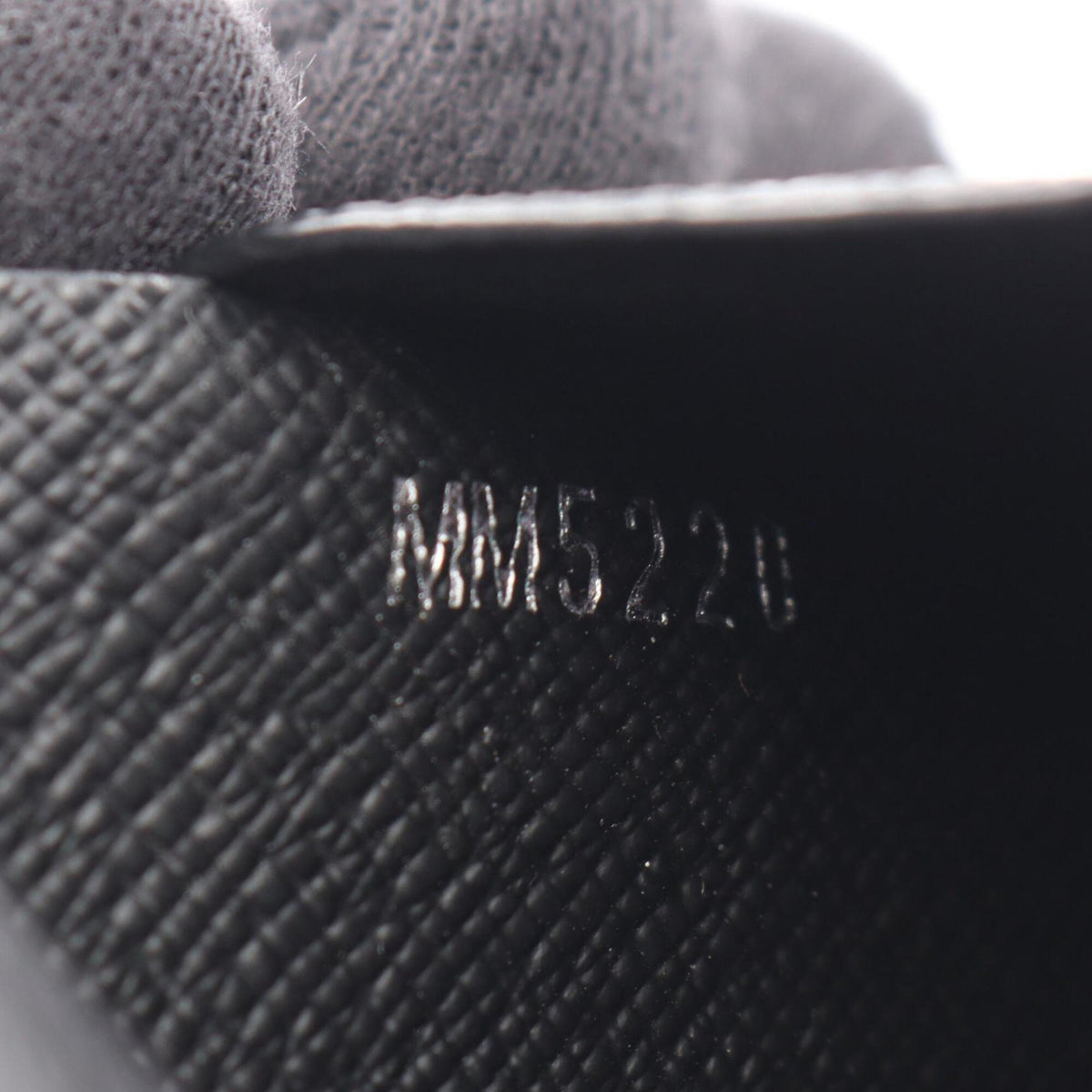 Louis Vuitton Black Noir Leather Wallet (Bi-Fold) (Pre-Owned)
