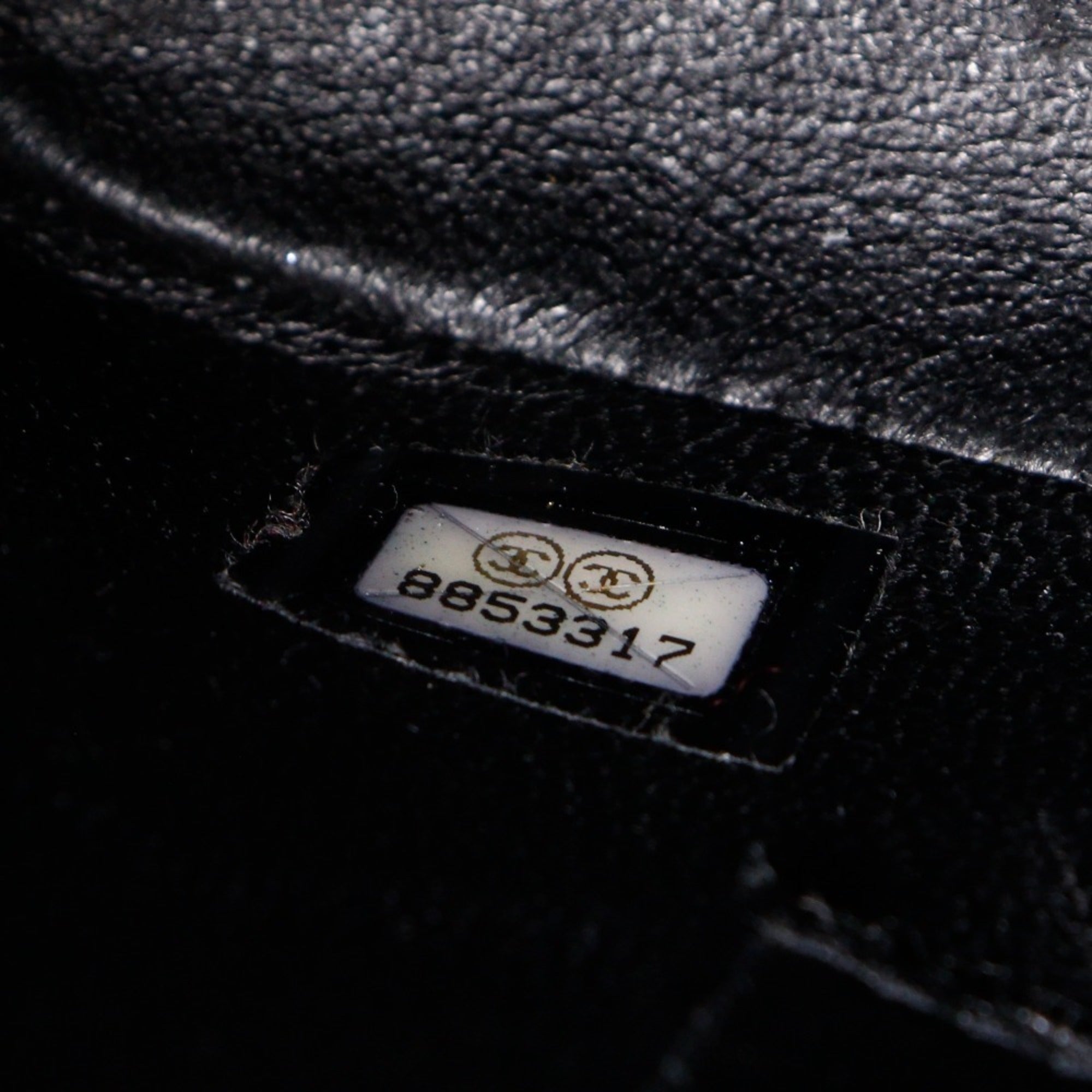 Chanel Matelasse Black Grained Calfskin Tote Bag (Pre-Owned)