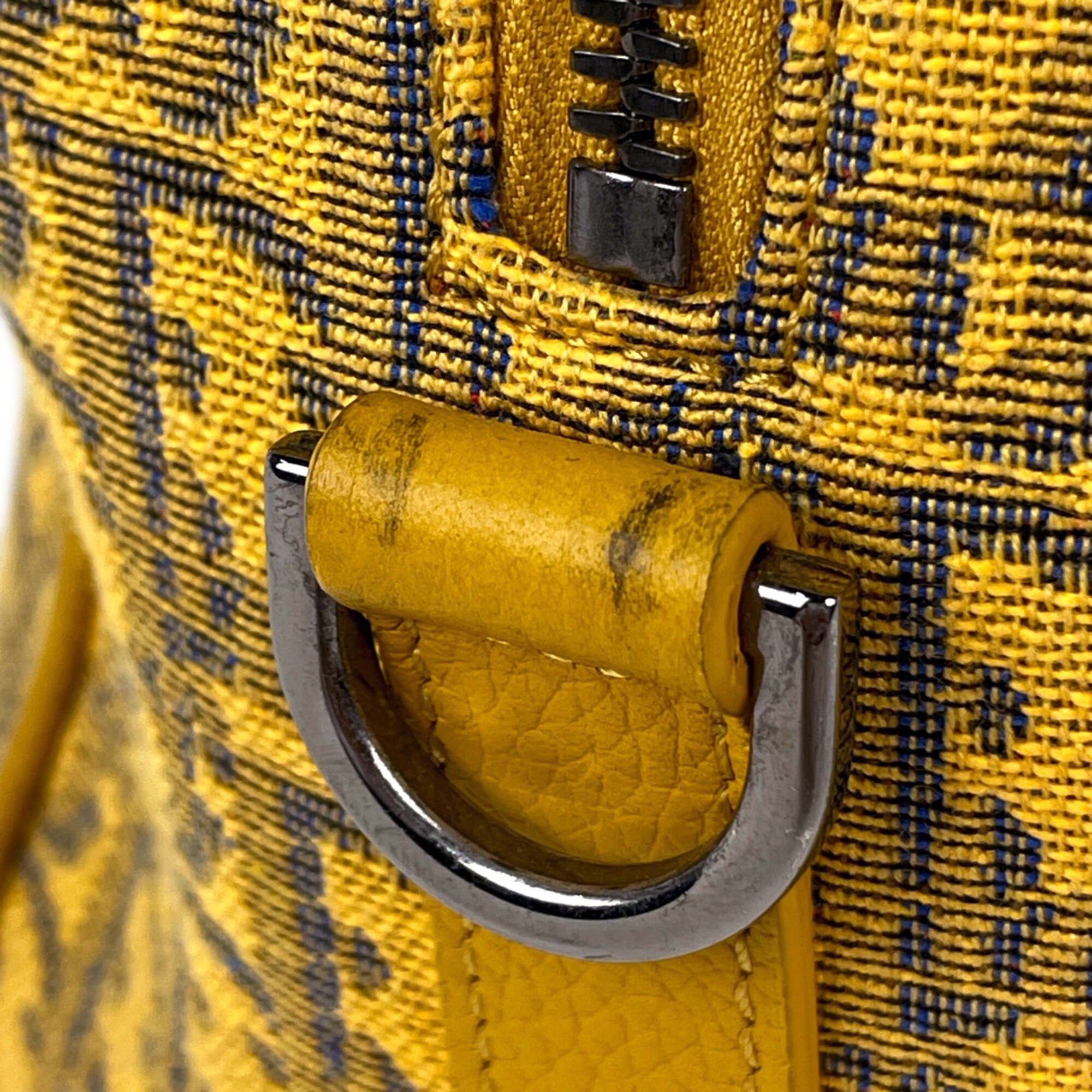 Christian Dior Yellow Trotter Leather Handbag (Pre-Owned)