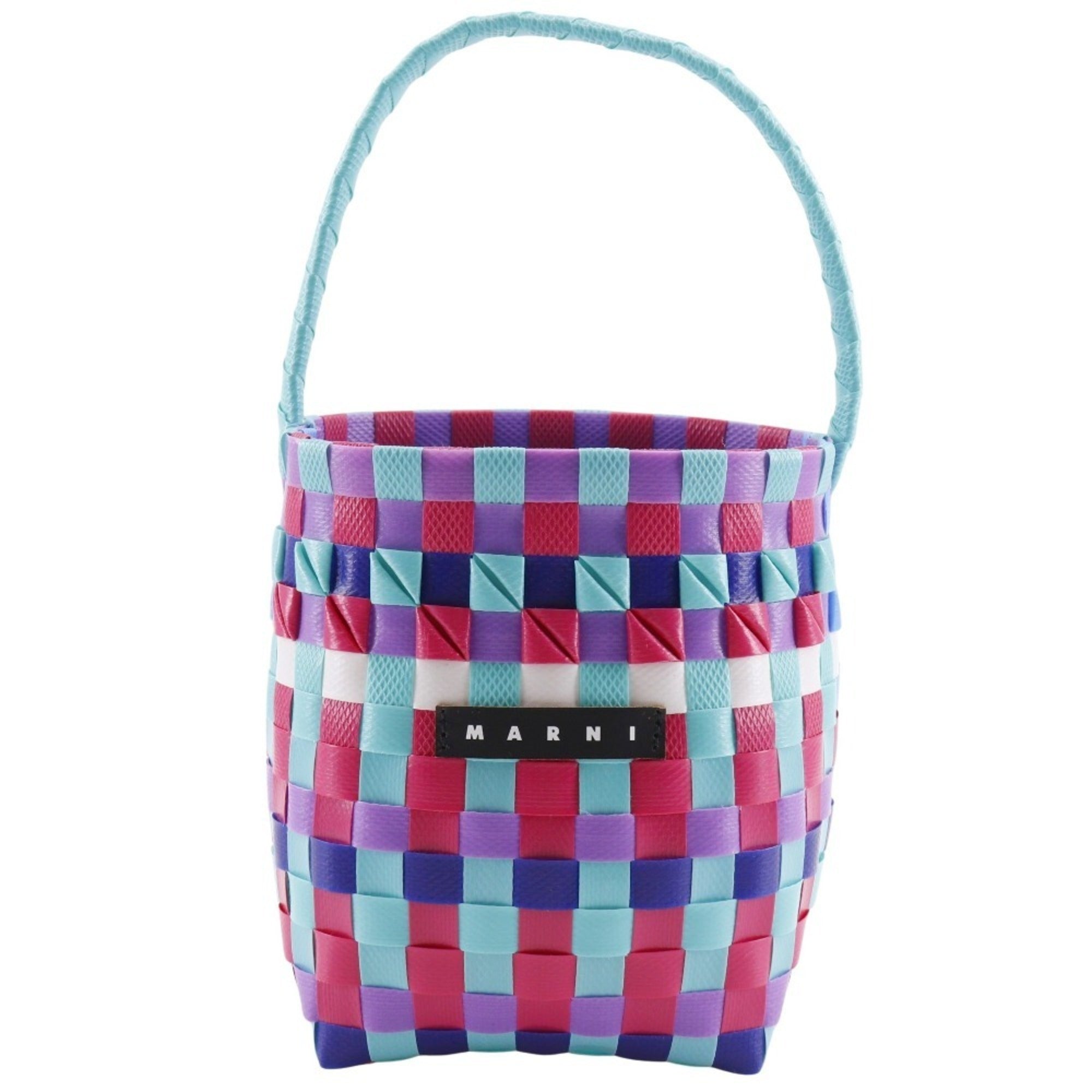 Marni Blue Multi-Color Polypropylene Handbag (Pre-Owned)
