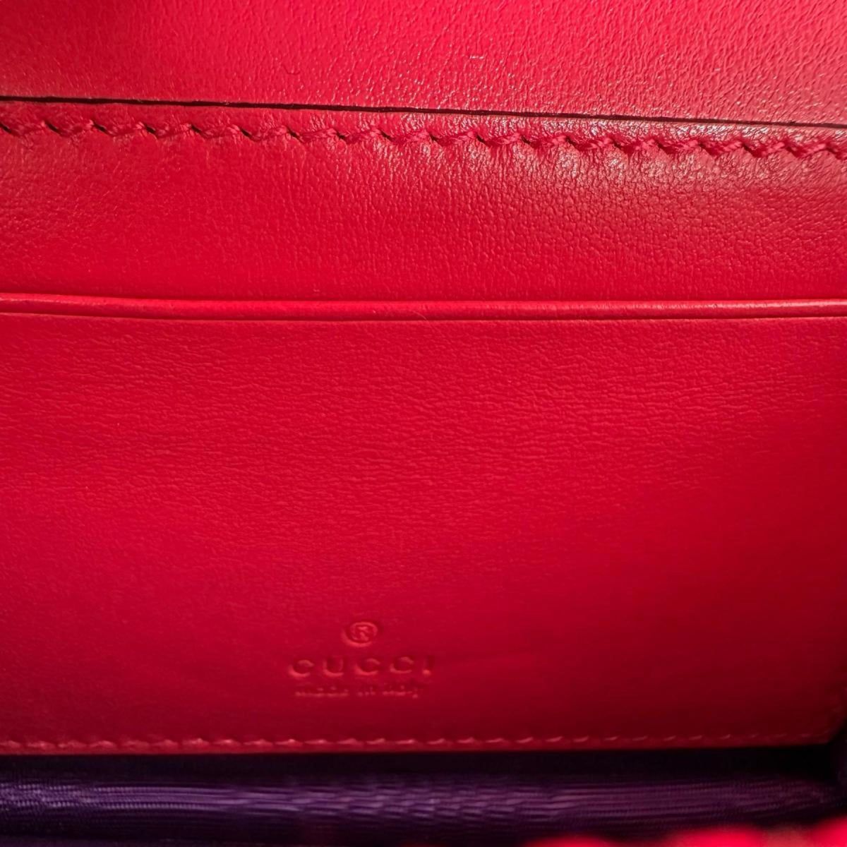 Gucci Pink Nylon Leather Handbag (Pre-Owned)