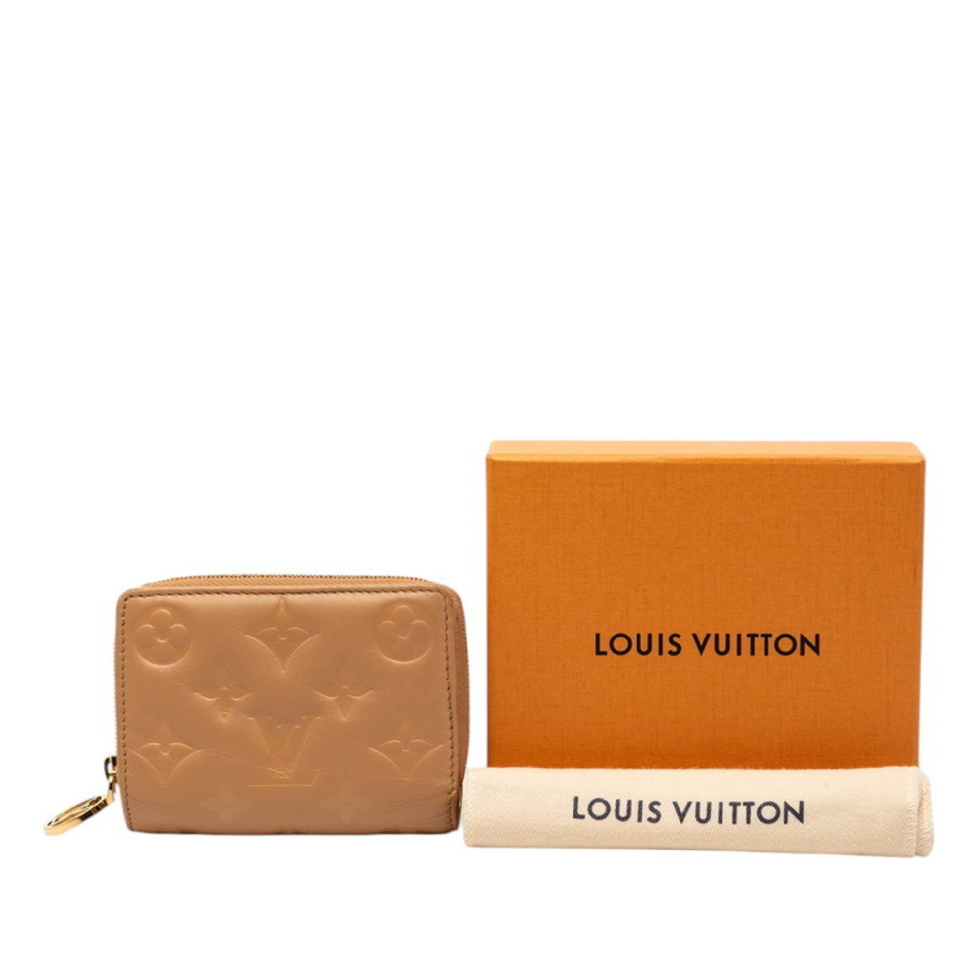 Louis Vuitton Brown Camel Leather Wallet (Bi-Fold) (Pre-Owned)