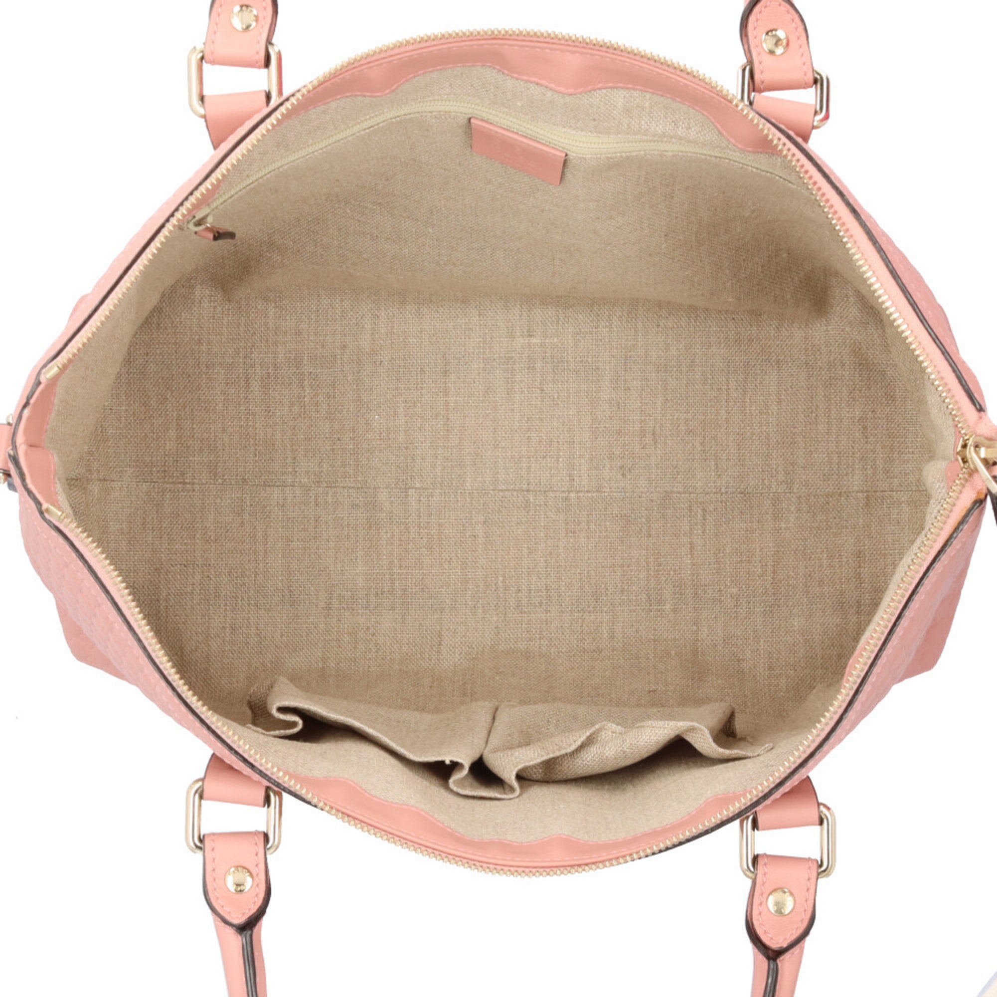 Gucci Pink Leather Shoulder Bag (Pre-Owned)