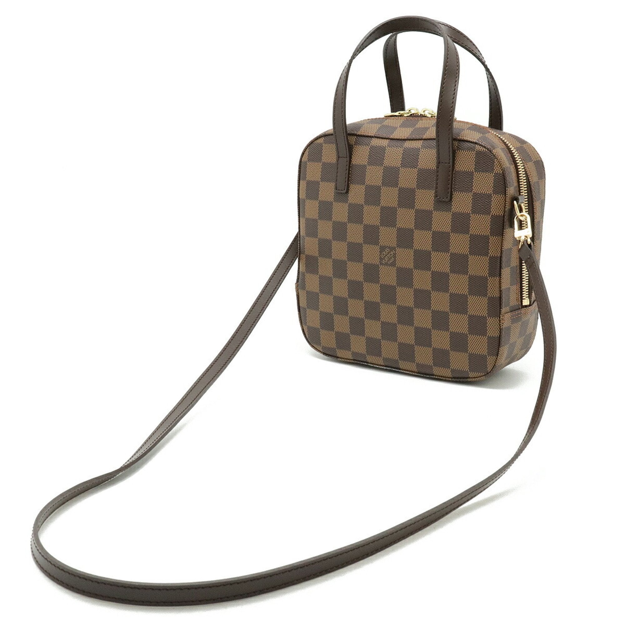 Louis Vuitton Damier Canvas Pvc Handbag Shoulder Bag (Pre-Owned)