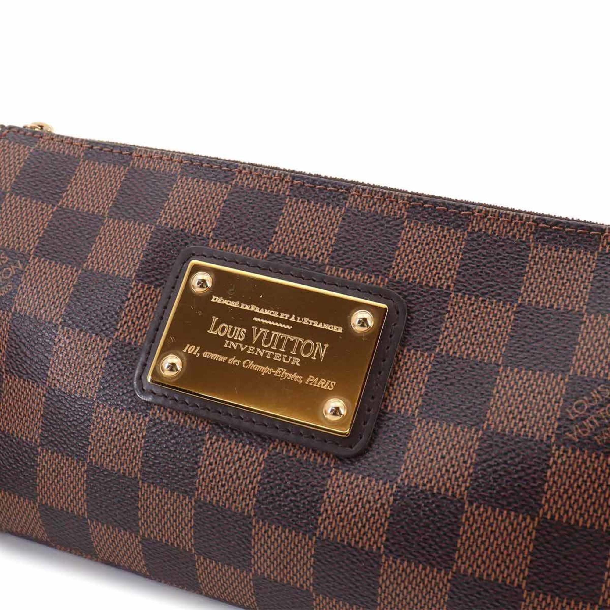 Louis Vuitton Ebene Damier Canvas Handbag Shoulder Bag (Pre-Owned)