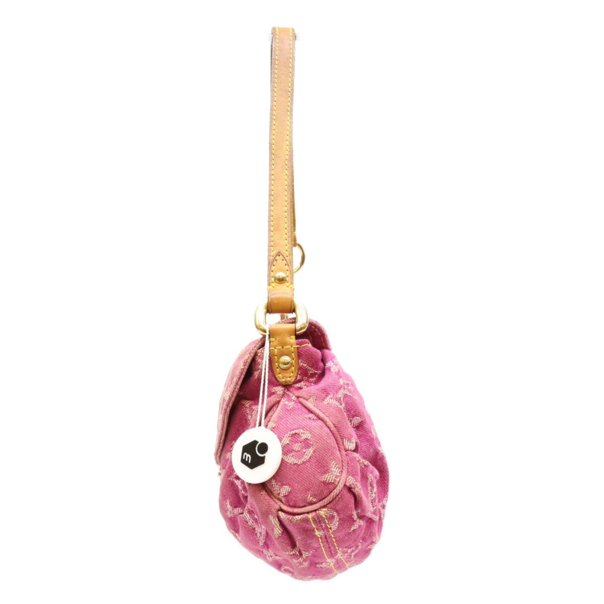 Louis Vuitton Pink Monogram Denim Shoulder Bag (Pre-Owned)