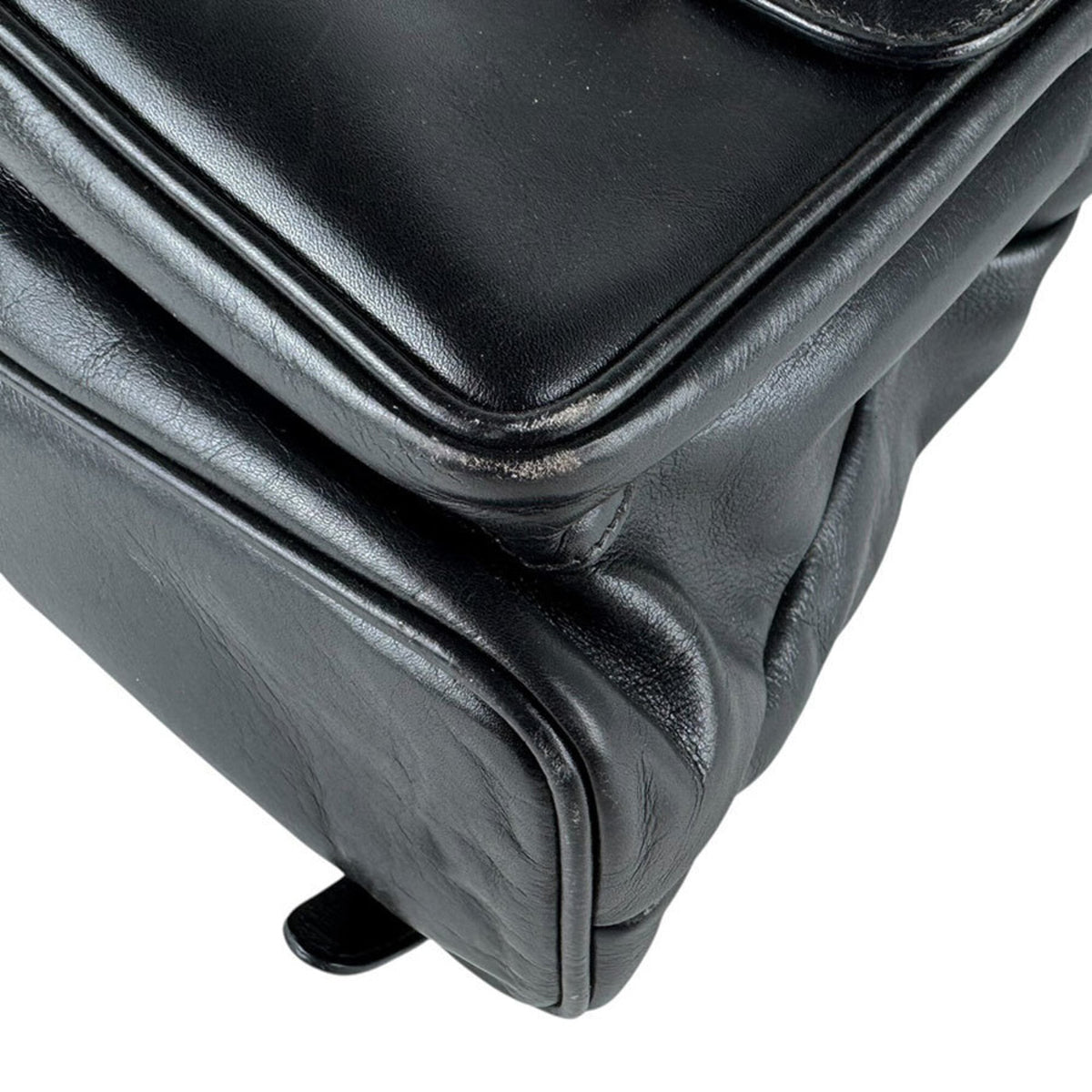 Gucci Black Leather Backpack (Pre-Owned)