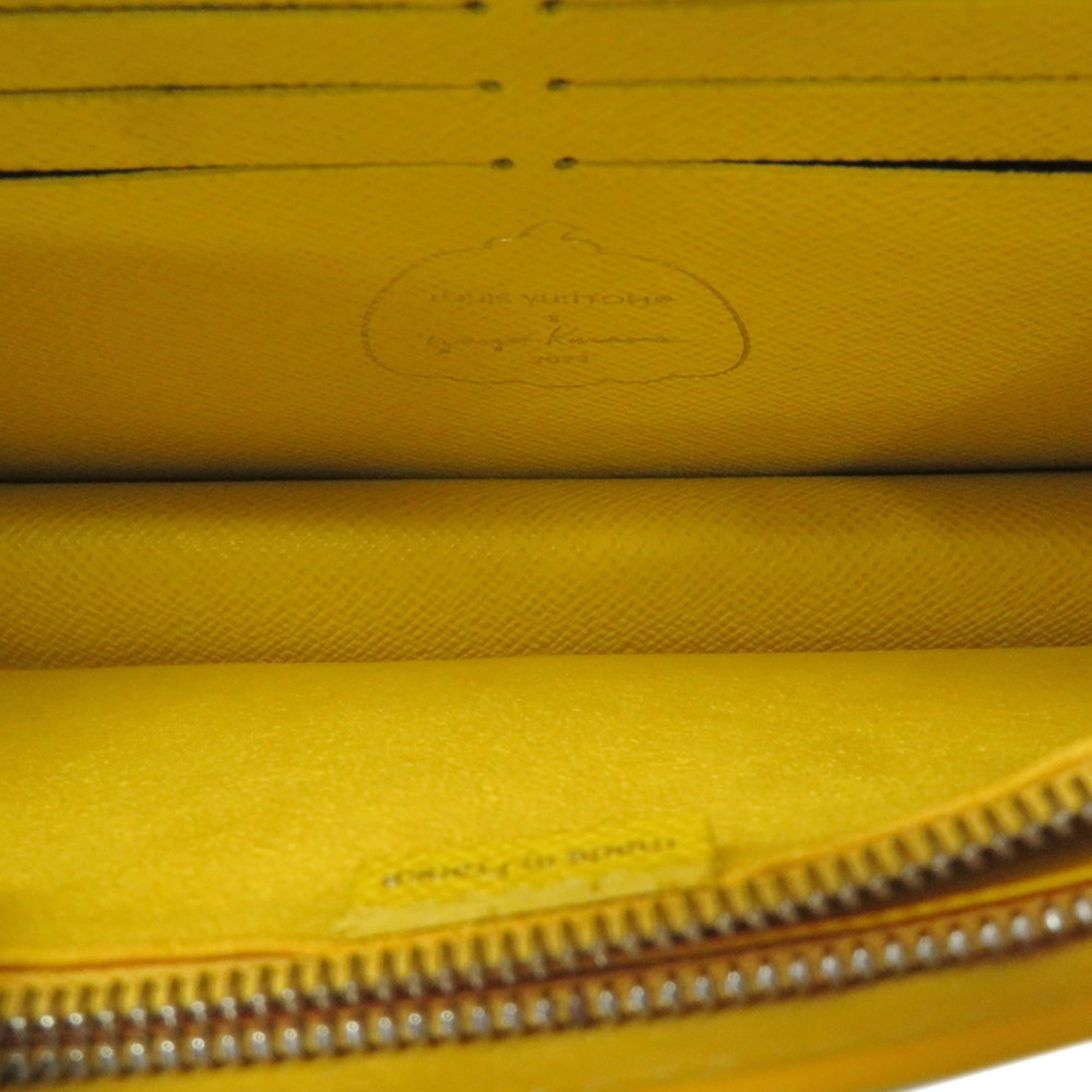 Louis Vuitton Noir Yellow Epi Leather Chain/Shoulder Wallet (Pre-Owned)