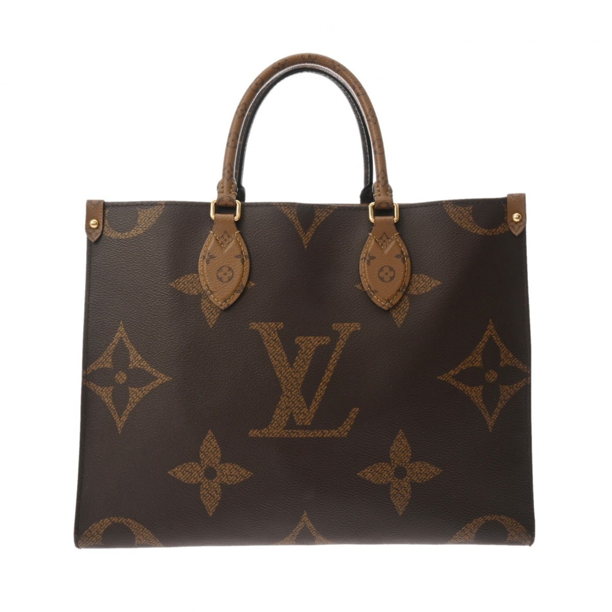 Louis Vuitton Brown Monogram Canvas Handbag (Pre-Owned)
