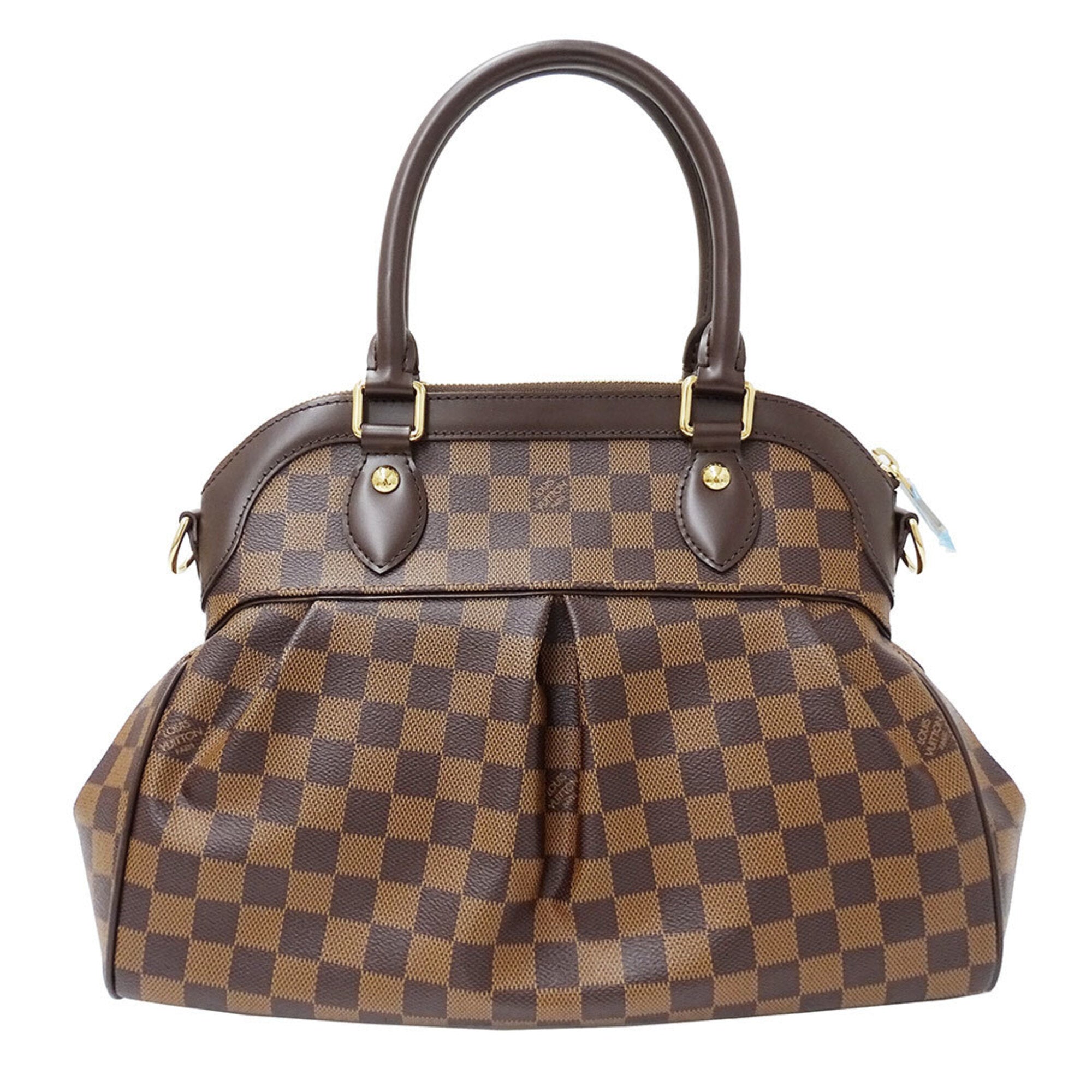 Louis Vuitton Brown Damier Canvas Handbag Shoulder Bag (Pre-Owned)