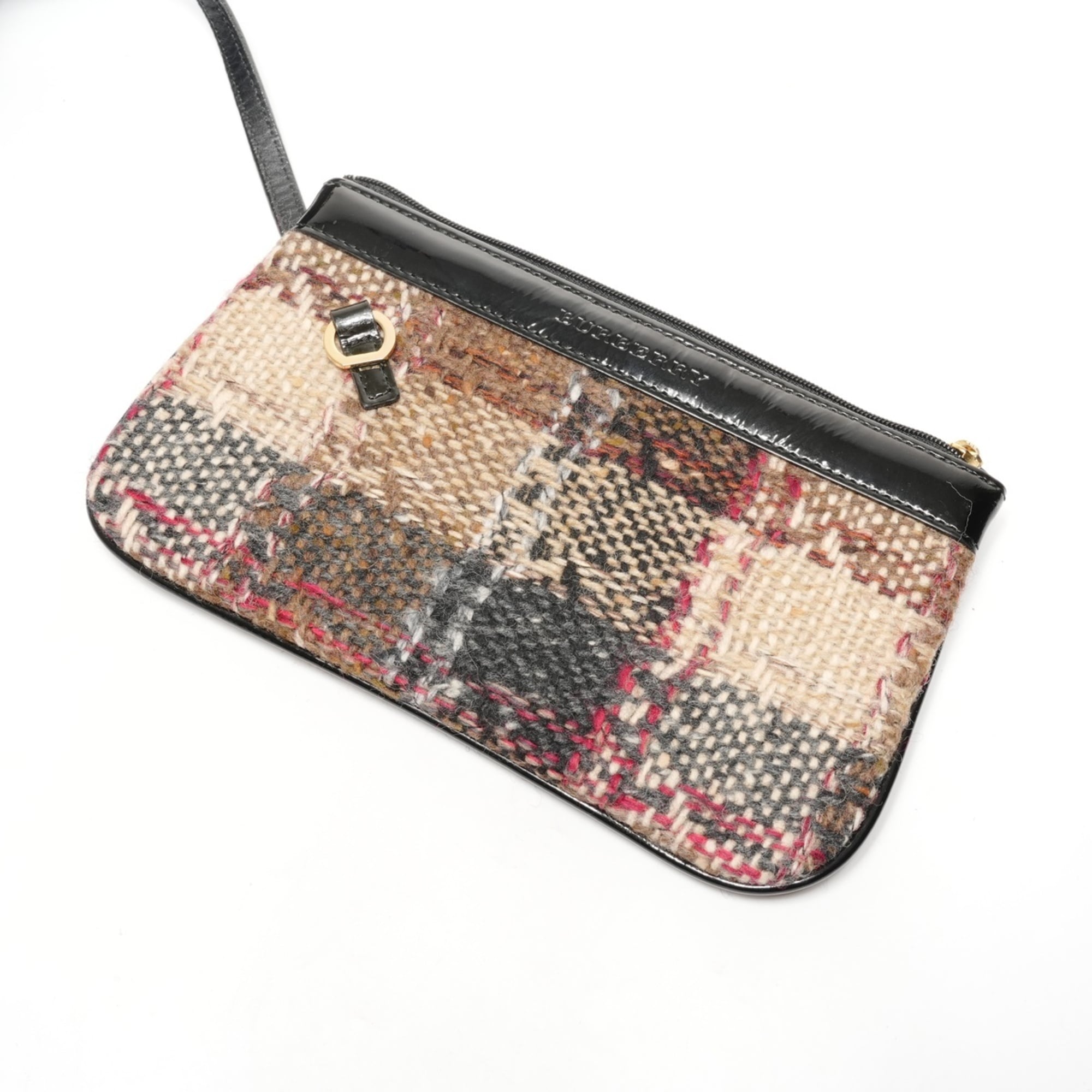 Burberry Beige Tweed Handbag (Pre-Owned)